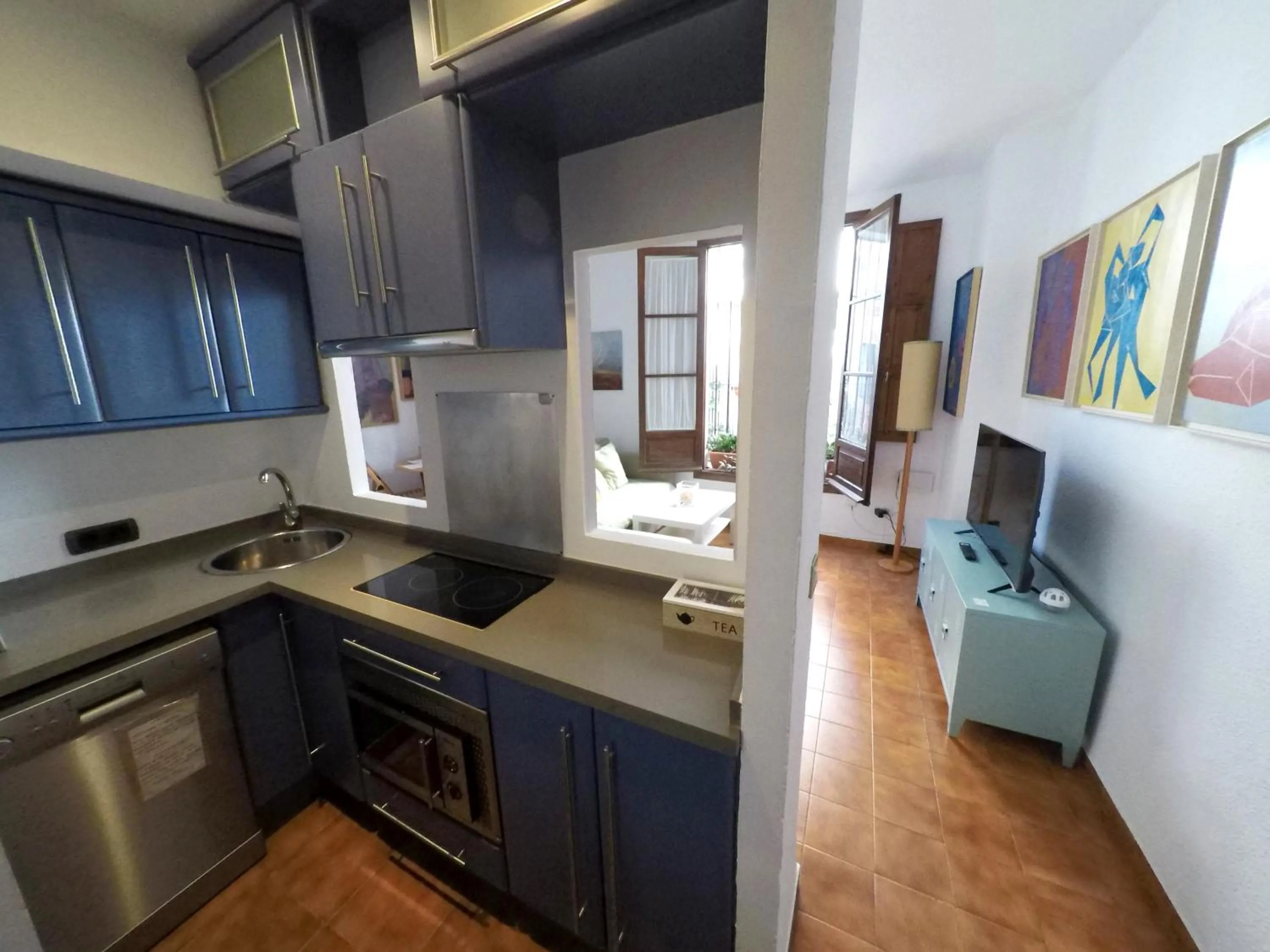 kitchen in Duplex acogedor con gran terraza en pleno centro de Sevilla!