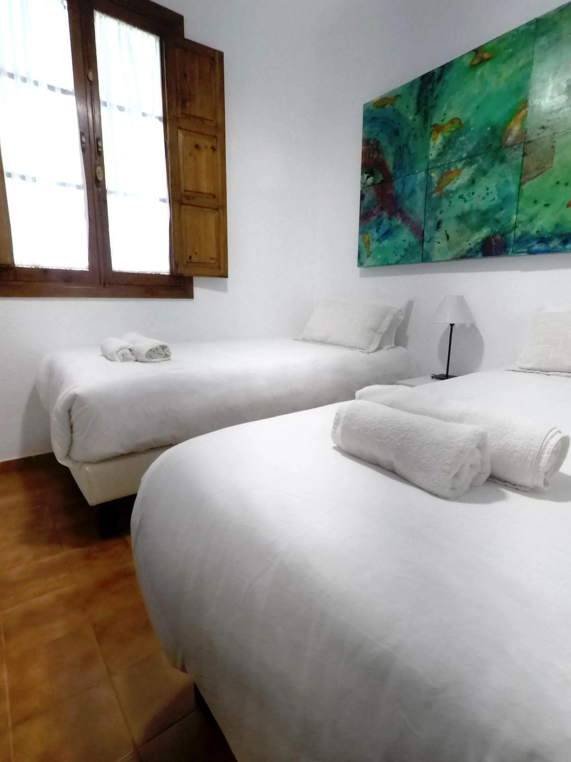 Bedroom, Bed in Duplex acogedor con gran terraza en pleno centro de Sevilla!