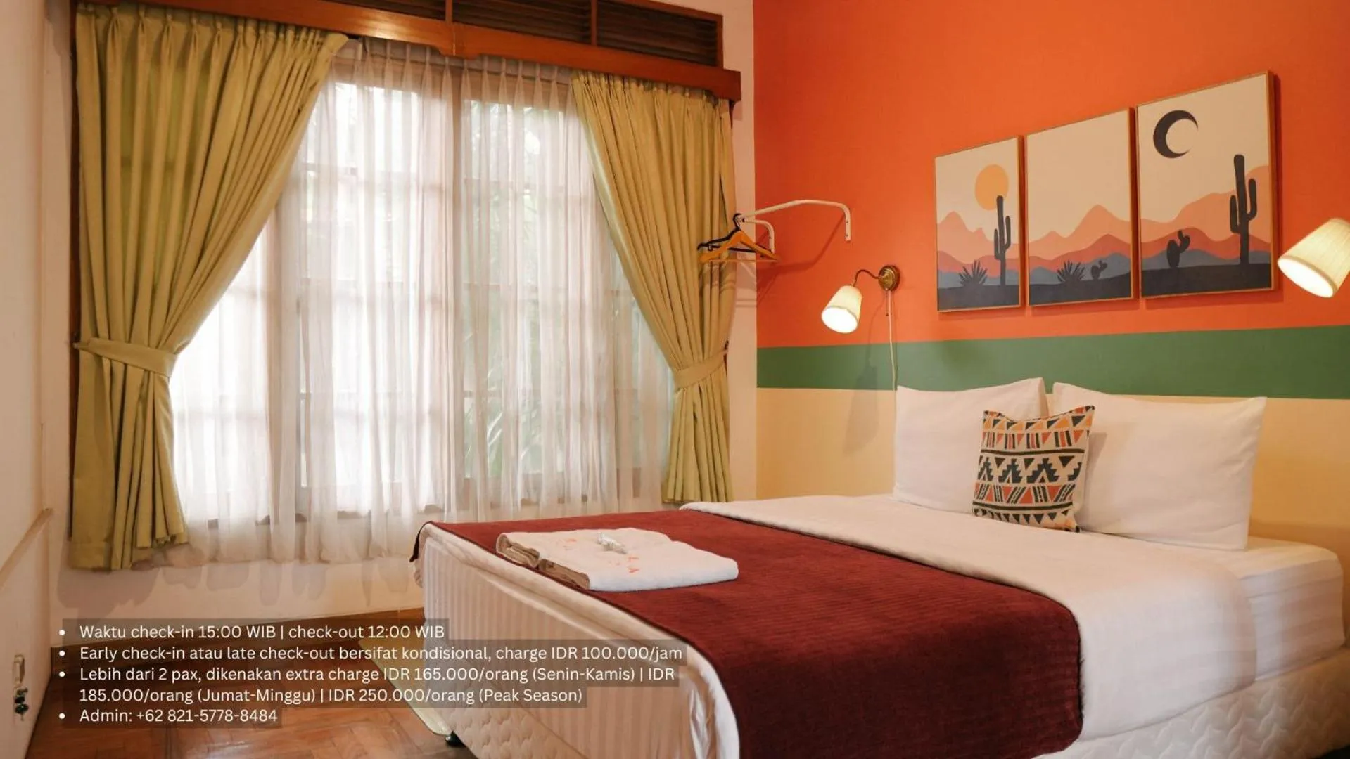 Bed in Roemah Renjana Bandung