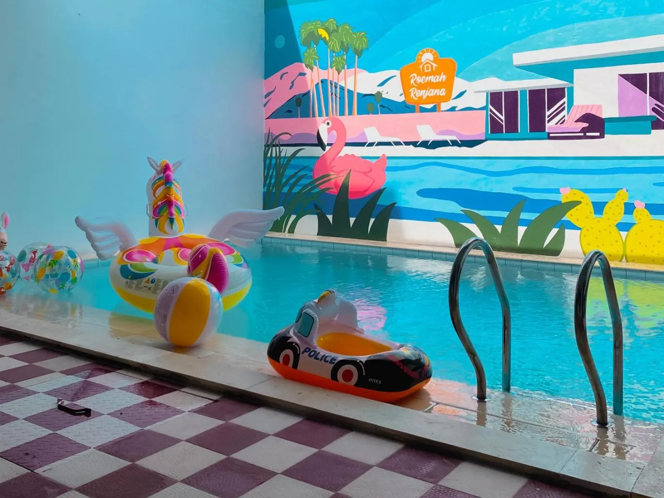 Swimming pool in Roemah Renjana Bandung