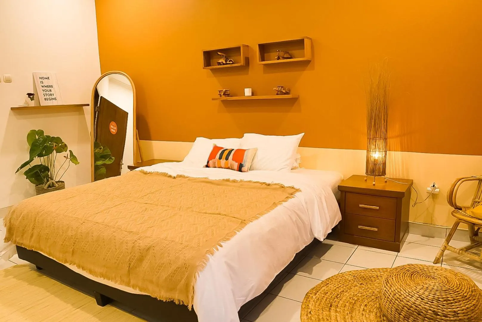 Bed in Roemah Renjana Bandung