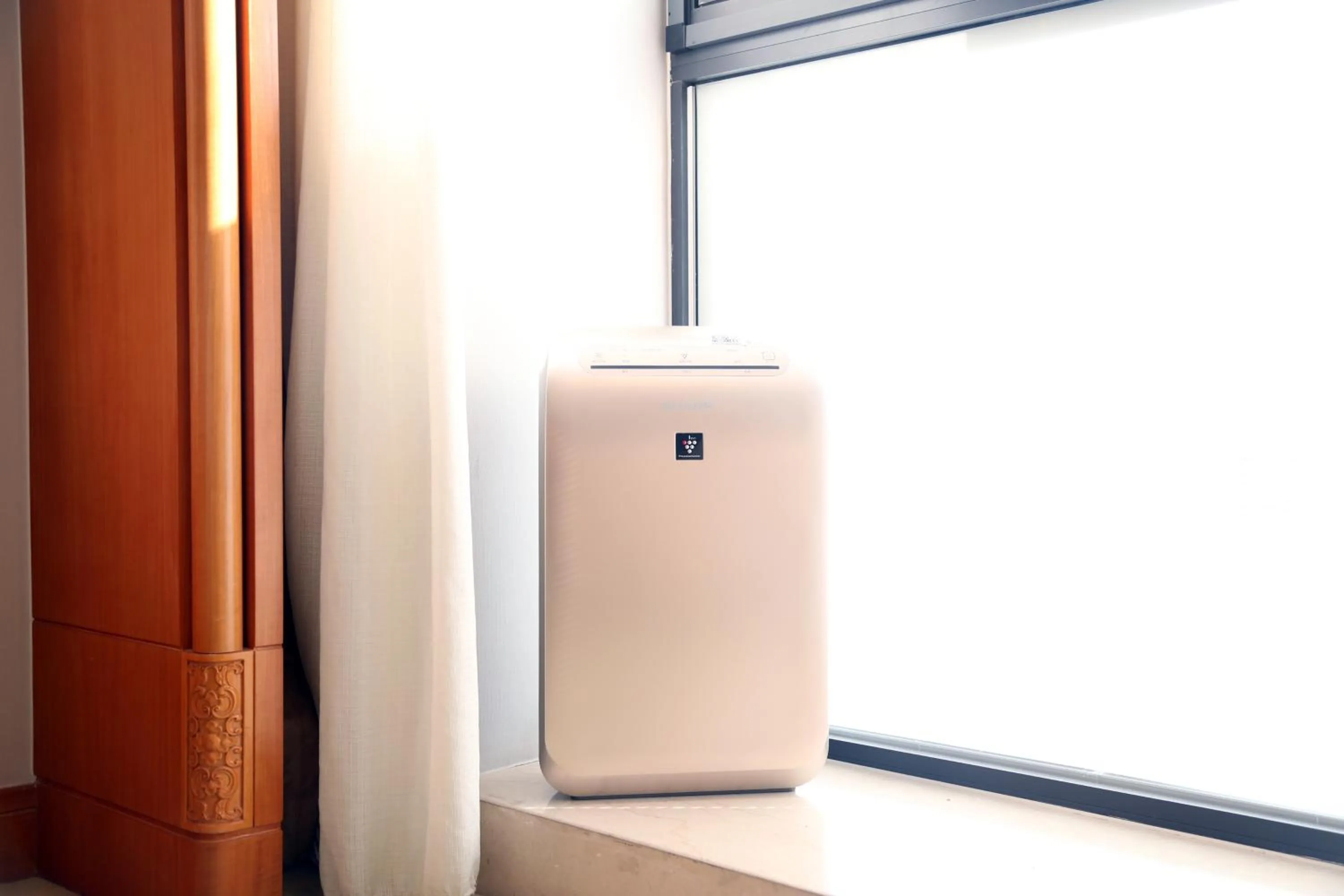 Communal lounge/ TV room in Huaguoshan Hotel