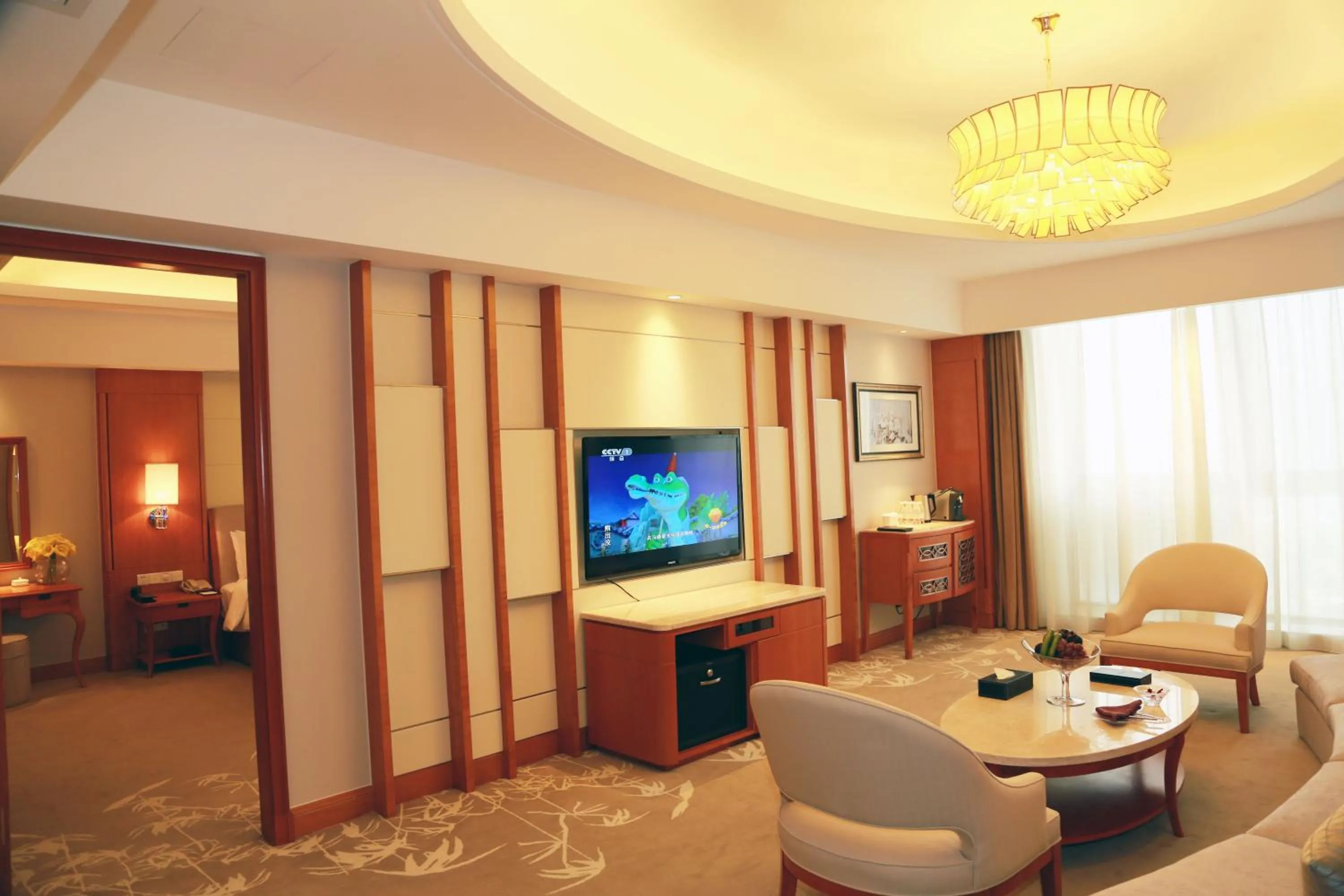 Living room in Huaguoshan Hotel