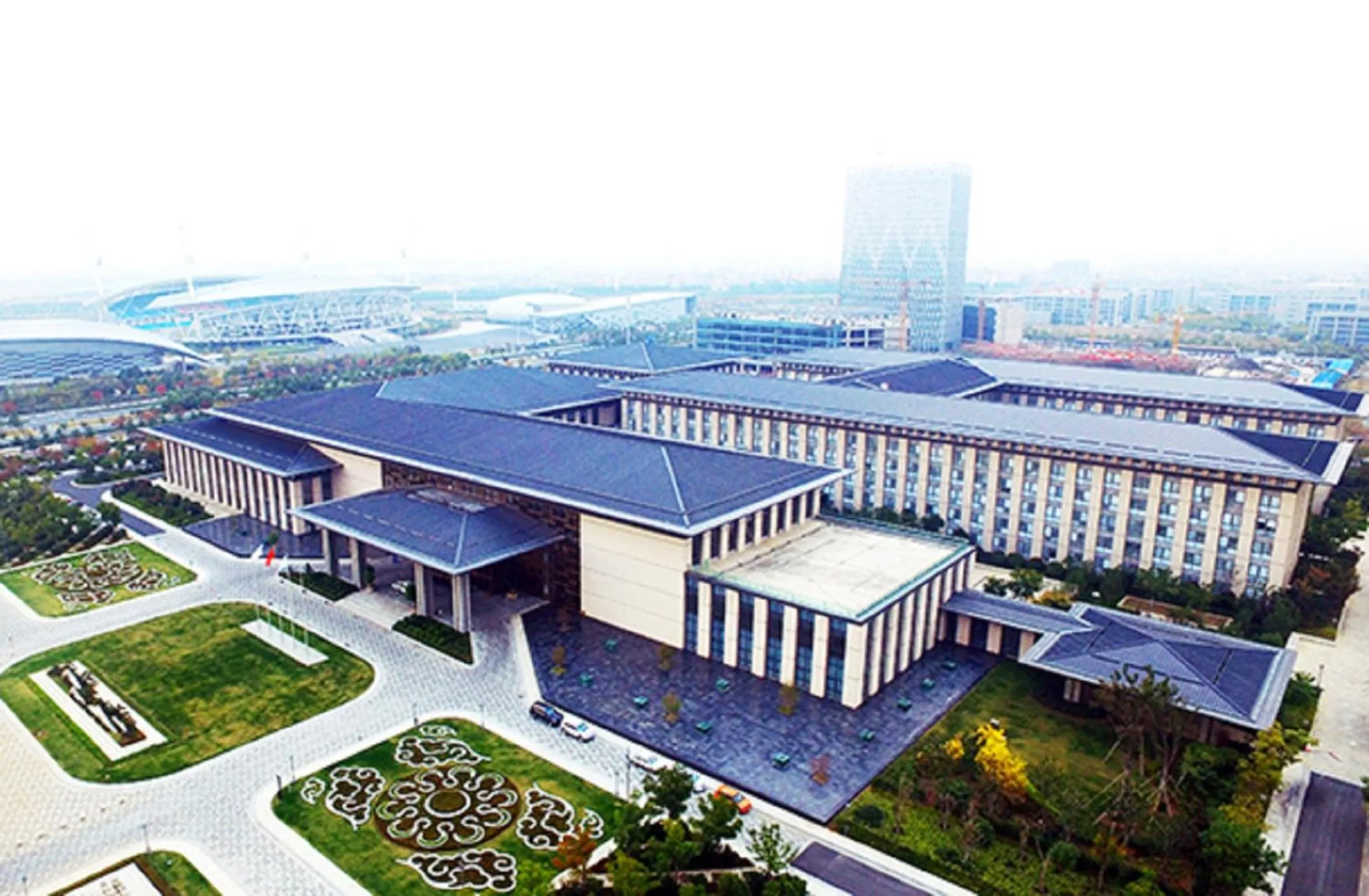 Bird's eye view in Huaguoshan Hotel