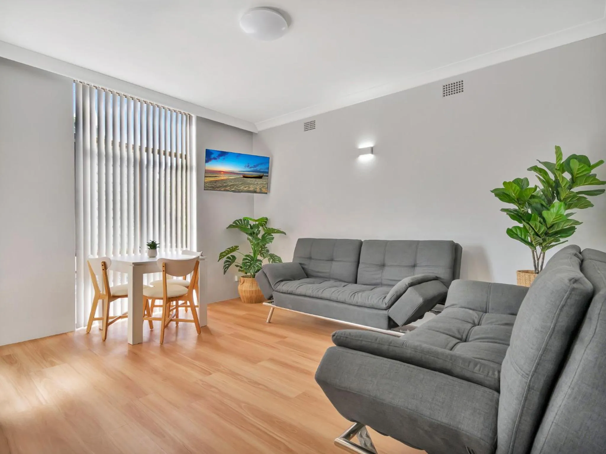 Living room in Surf Beach Motel Coffs