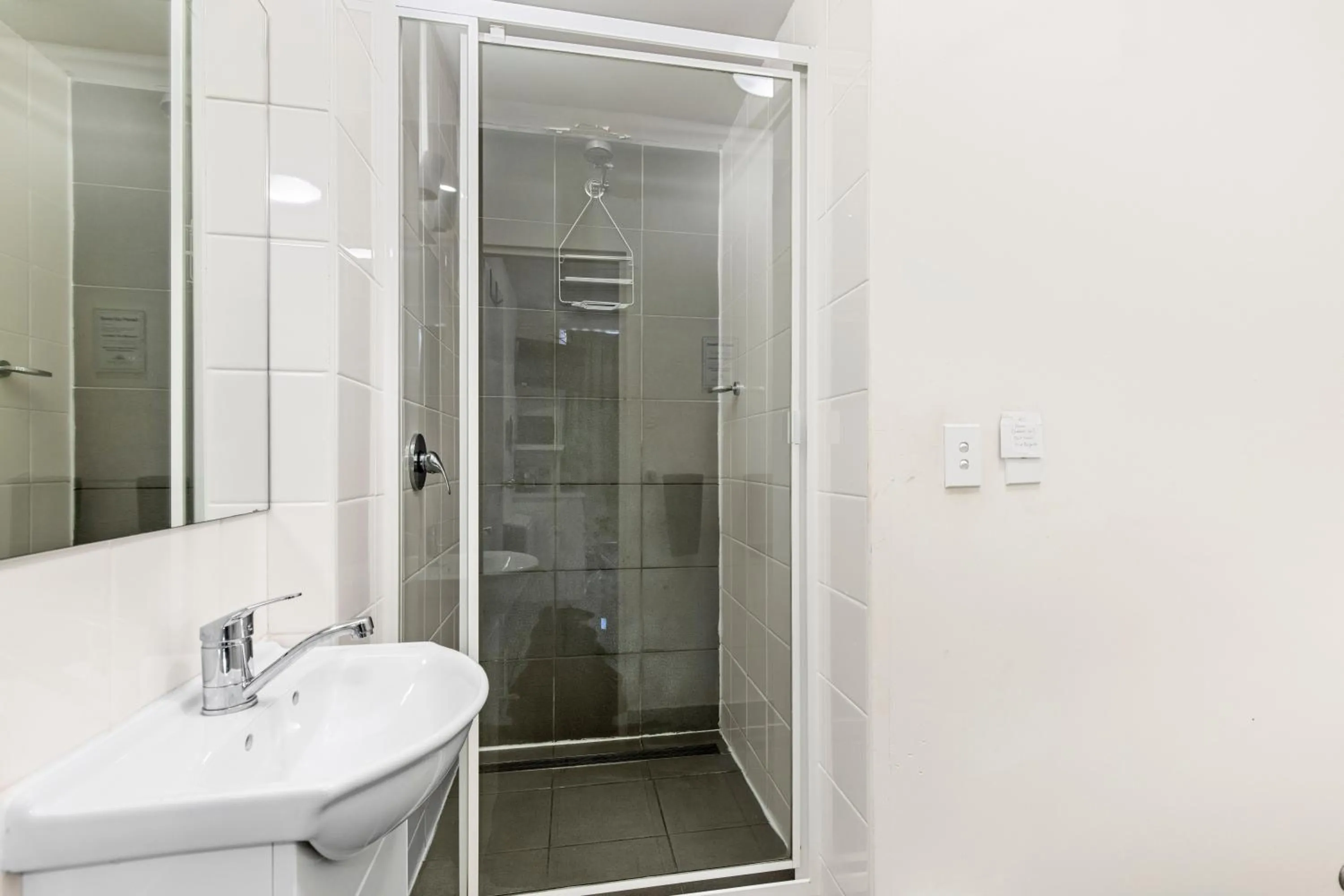 Bathroom in Surf Beach Motel Coffs