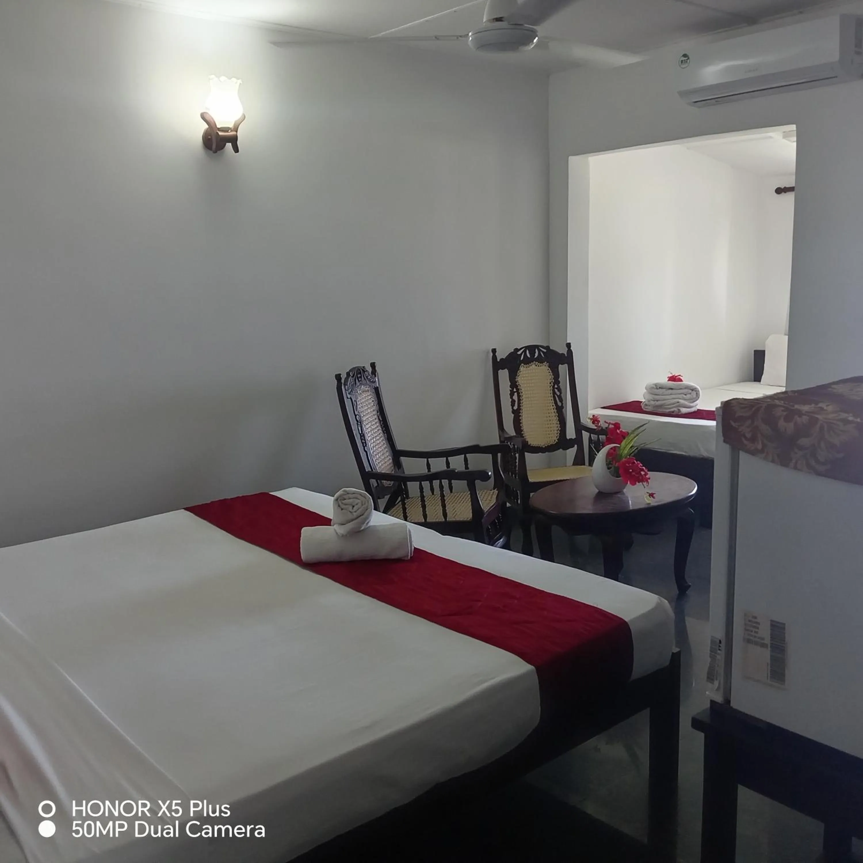 Bed in Thiranagama Beach Hotel