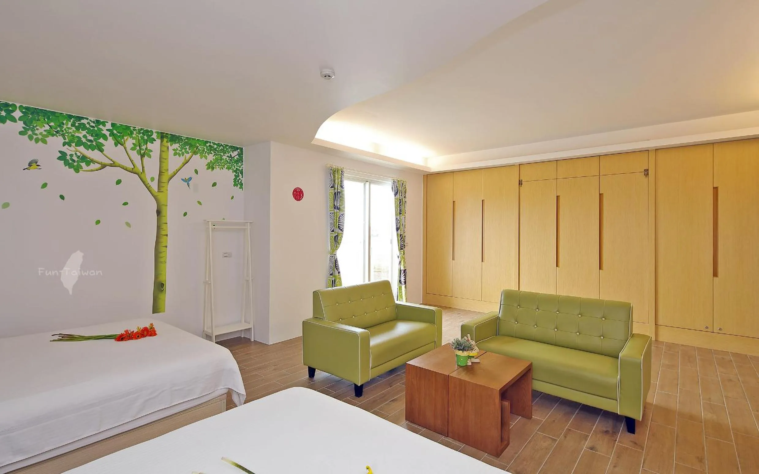 Bed in Jin Zhu Ya Homestay