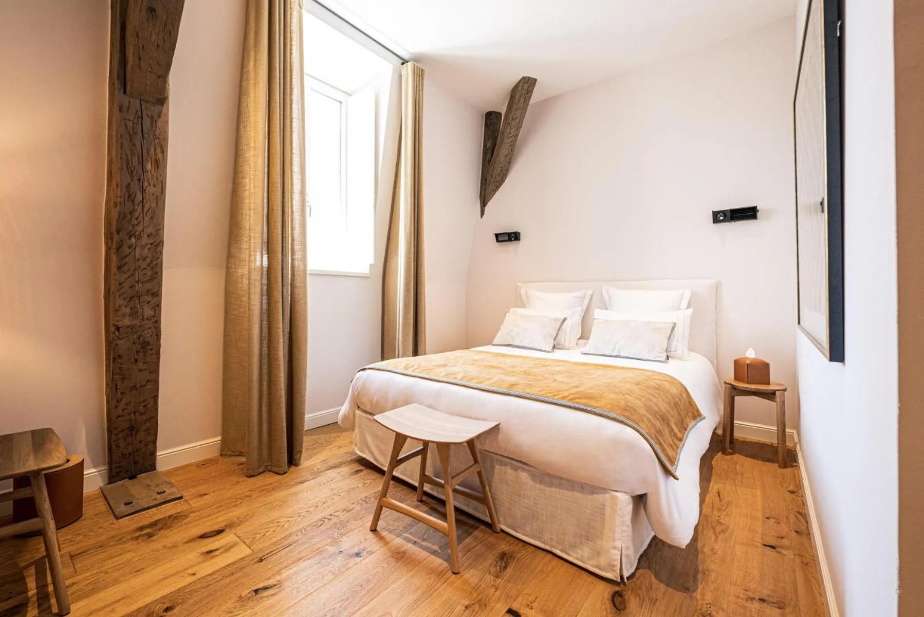 Bed in Hôtel Le Mosaïque