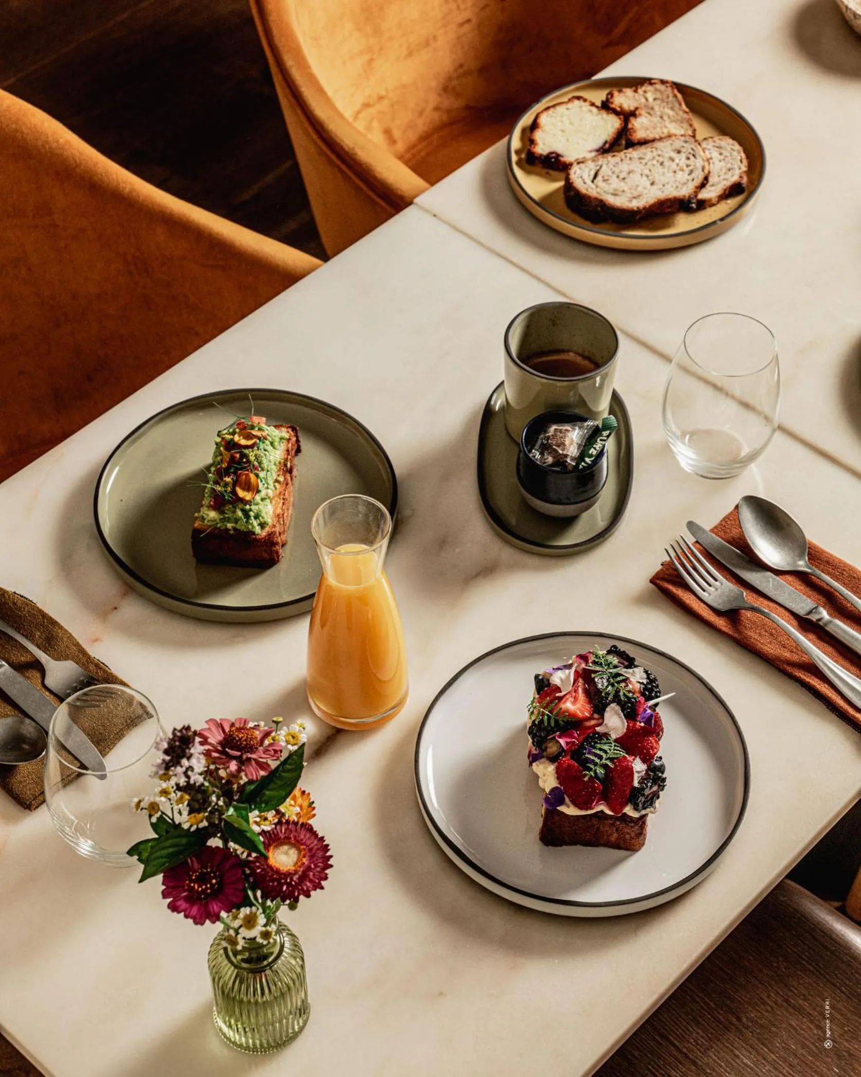 Breakfast in Hôtel Le Mosaïque