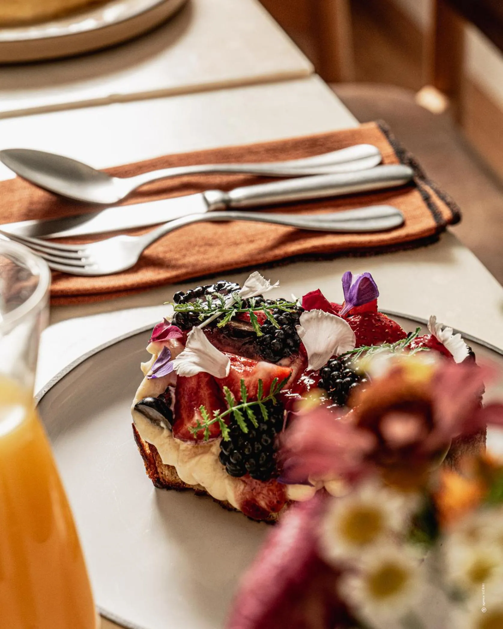 Breakfast in Hôtel Le Mosaïque