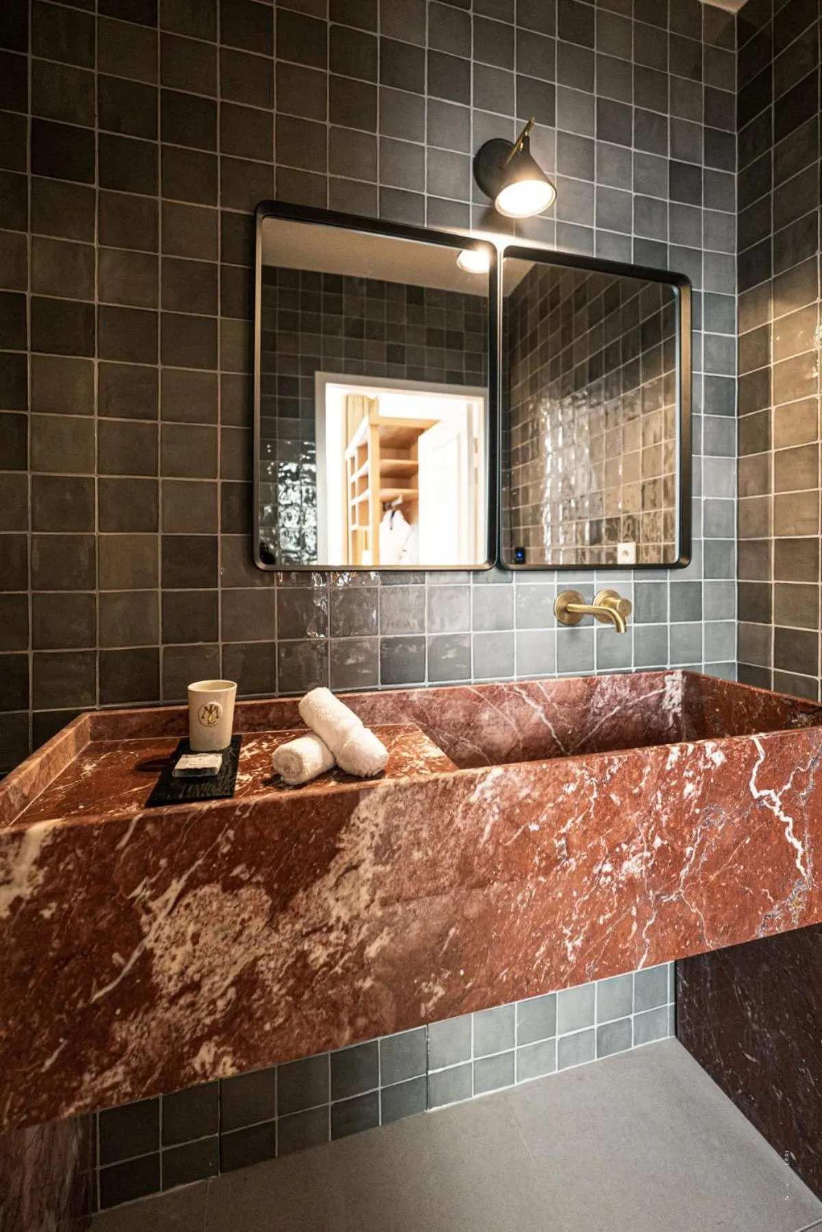 Bathroom in Hôtel Le Mosaïque