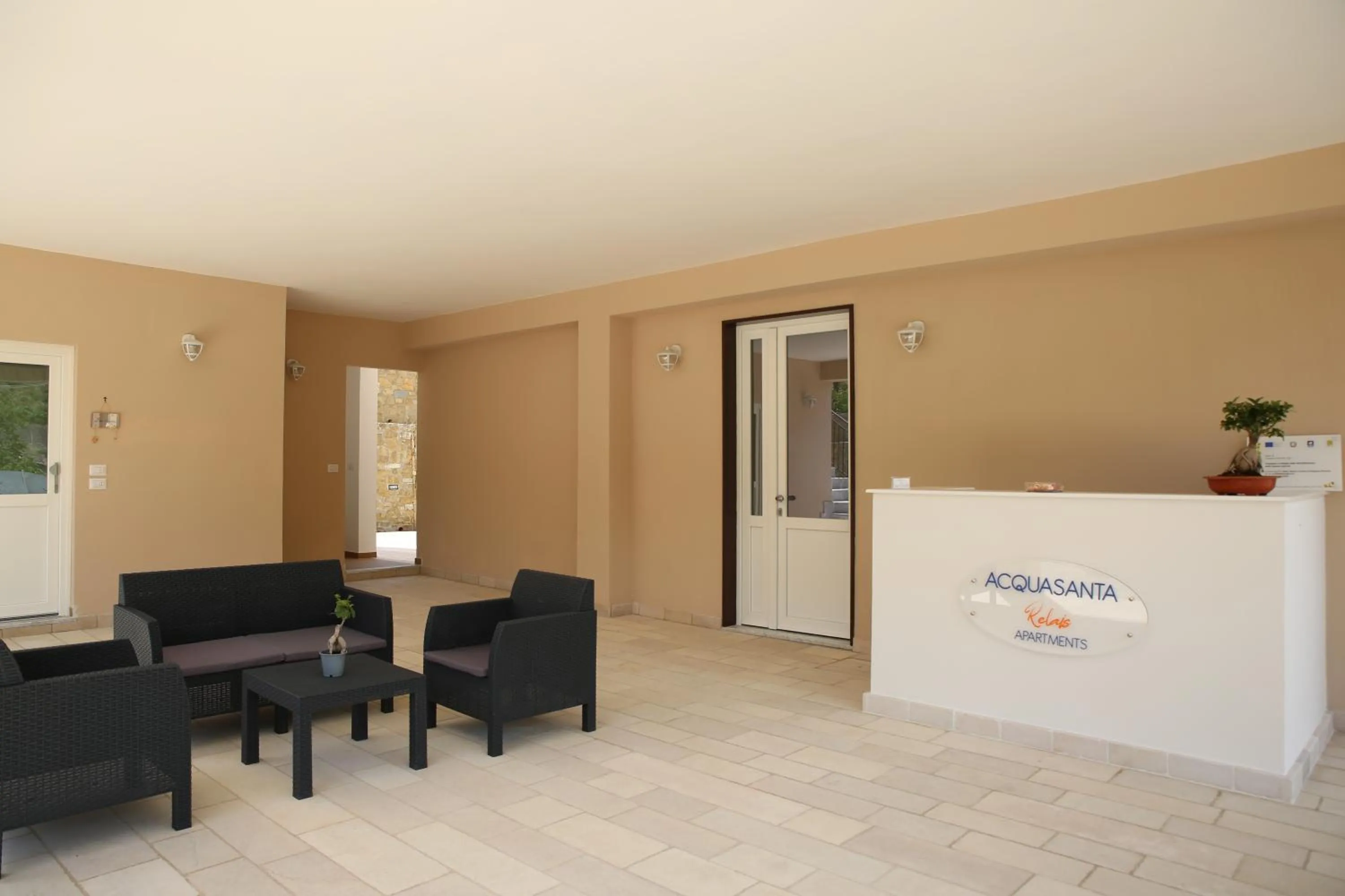 Lobby or reception in Acquasanta Relais