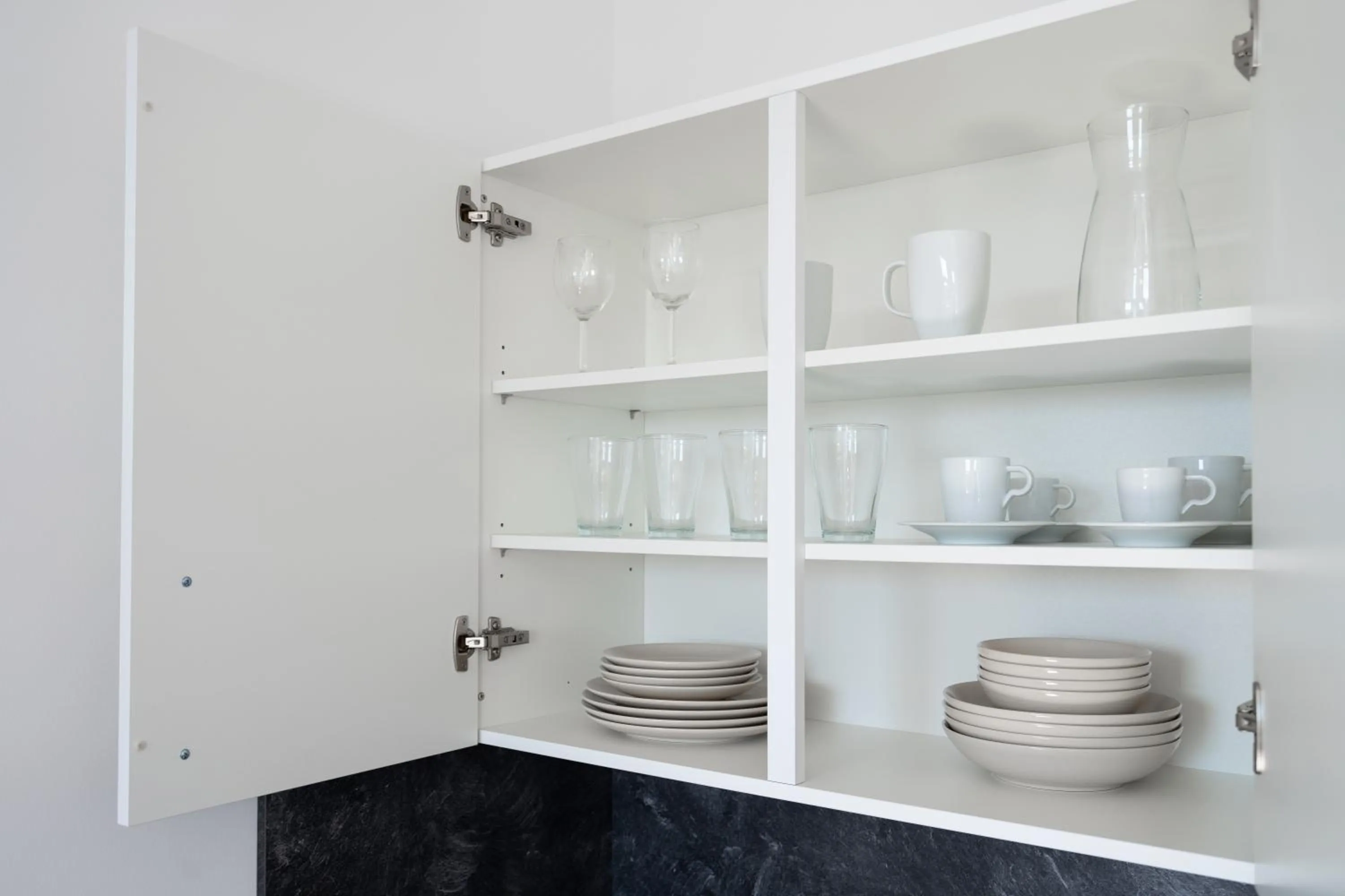 Kitchen or kitchenette in FeelGood Apartments LakeLiving inklusive Garagenplatz