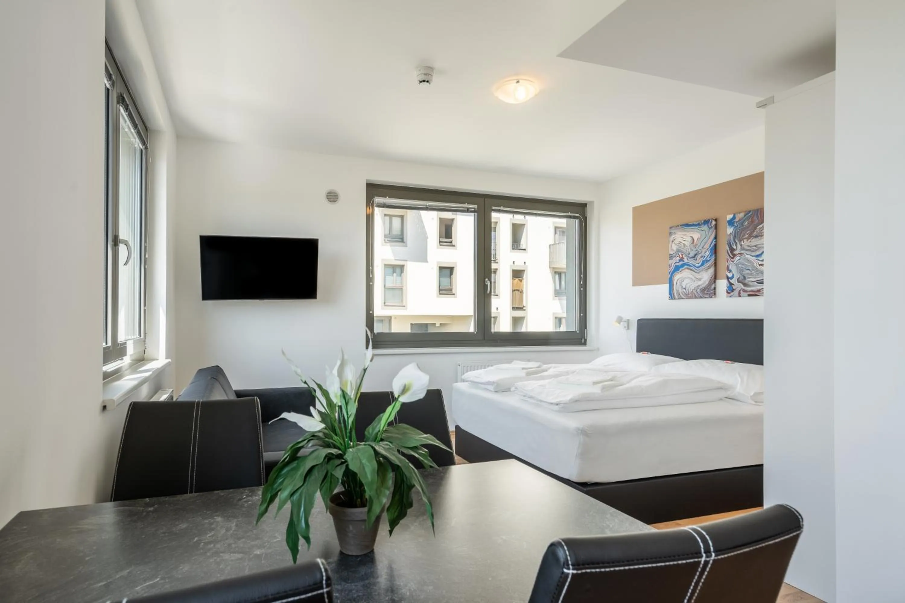 Bed in FeelGood Apartments LakeLiving inklusive Garagenplatz