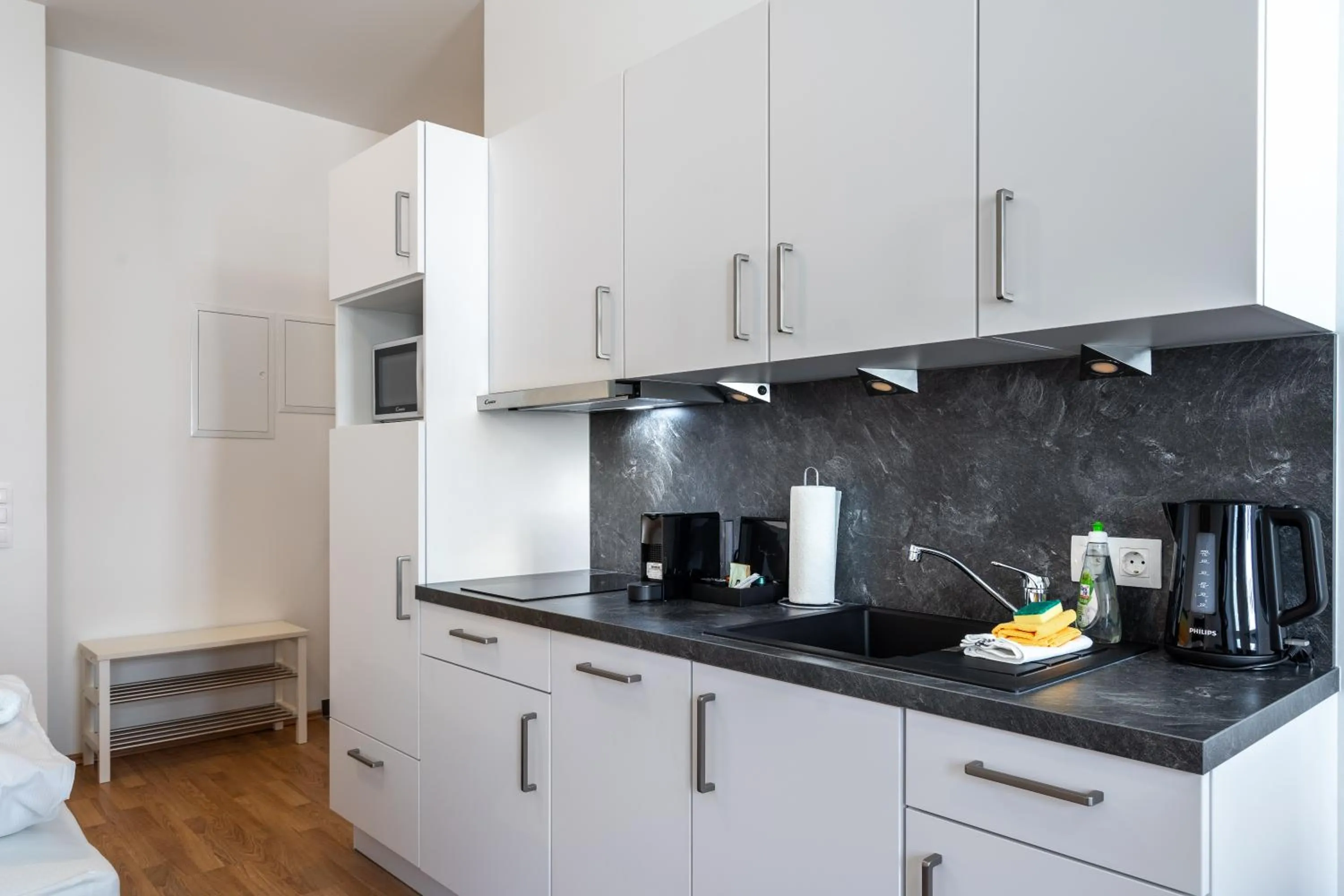 Coffee/tea facilities in FeelGood Apartments LakeLiving inklusive Garagenplatz