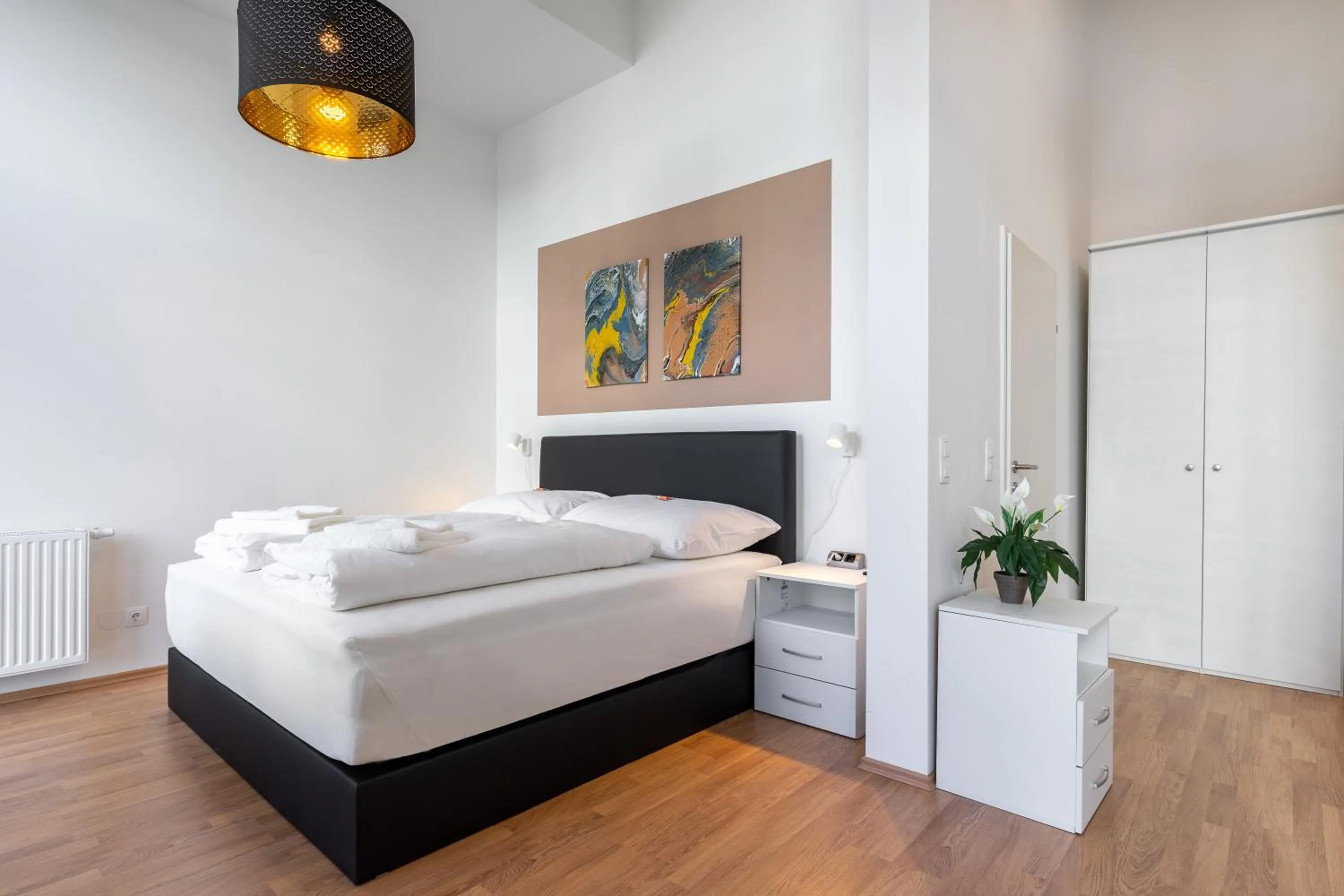 Bed in FeelGood Apartments LakeLiving inklusive Garagenplatz