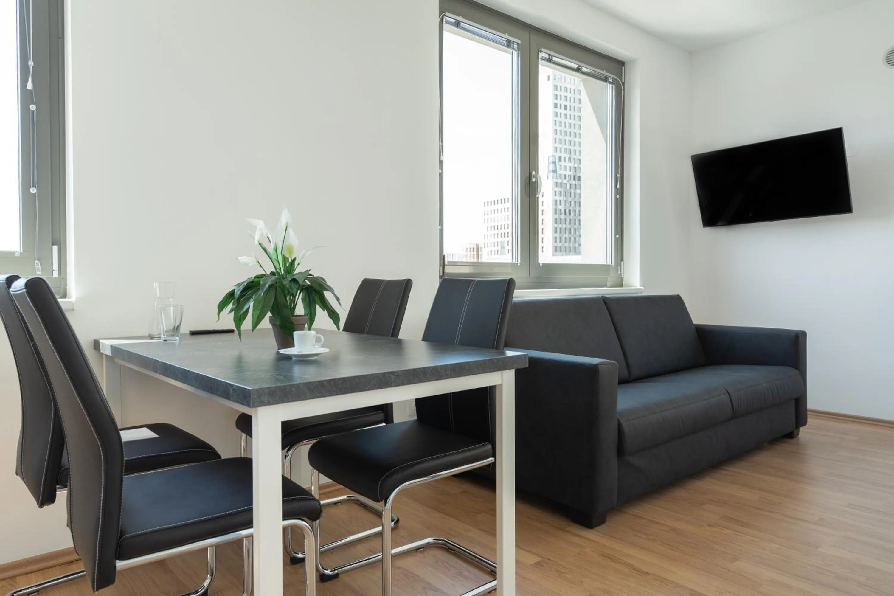 TV and multimedia in FeelGood Apartments LakeLiving inklusive Garagenplatz