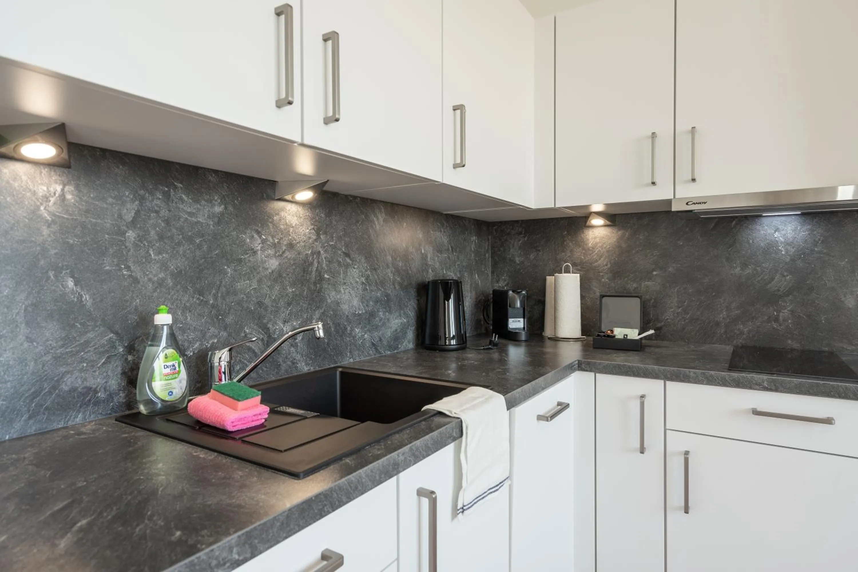 Coffee/tea facilities in FeelGood Apartments LakeLiving inklusive Garagenplatz