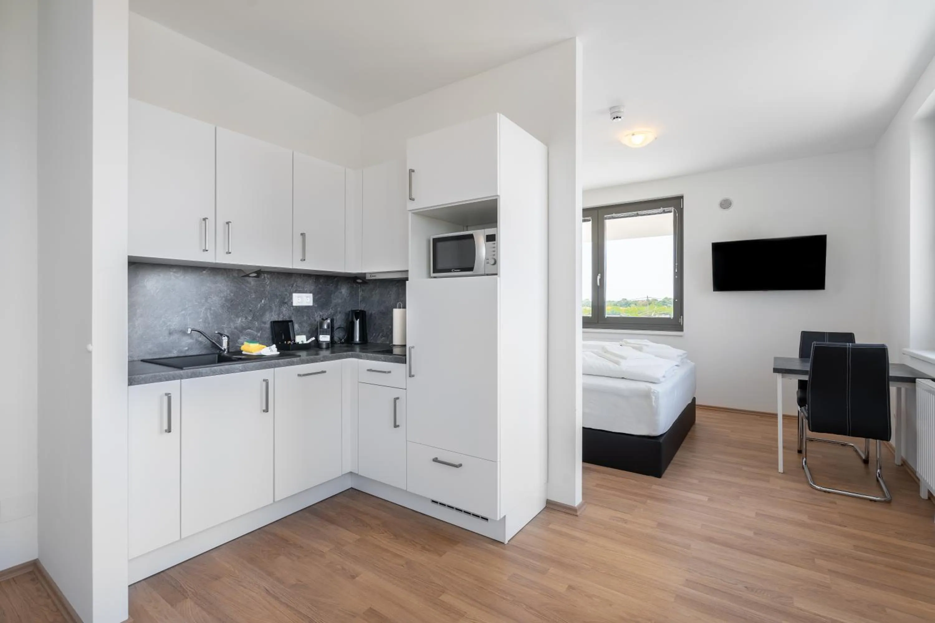 Bed in FeelGood Apartments LakeLiving inklusive Garagenplatz