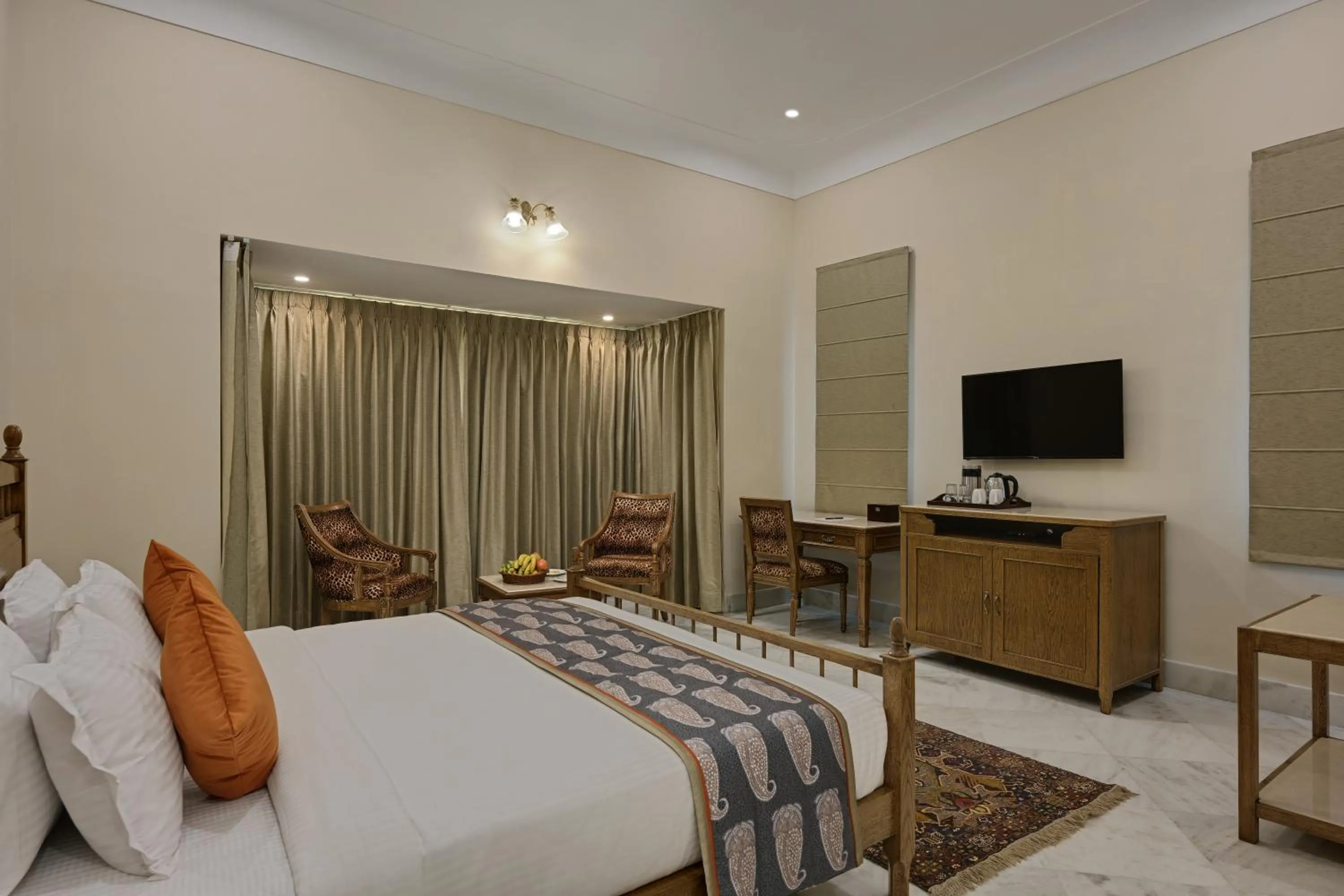 Seating area, Bed in Boheda Manor - Luxury Retreat