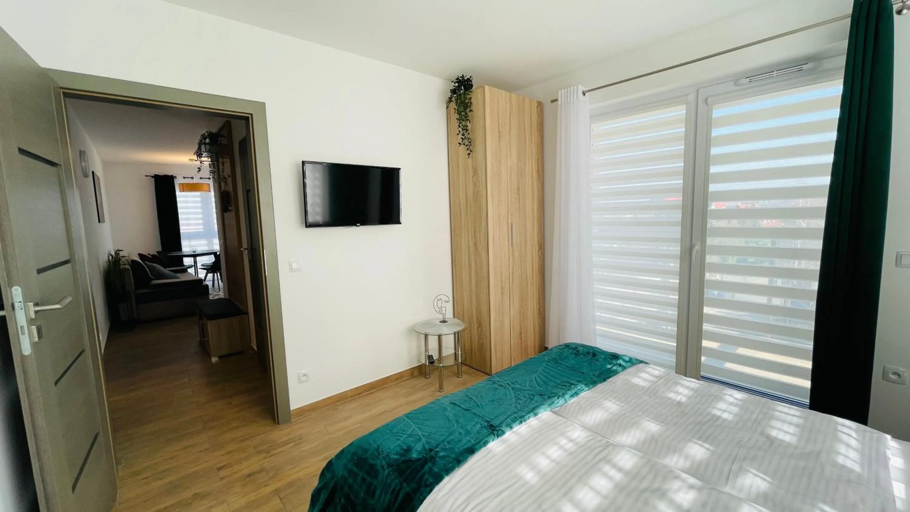 Bedroom, Bed in Apartamenty na Wiejskiej Ustronie Morskie