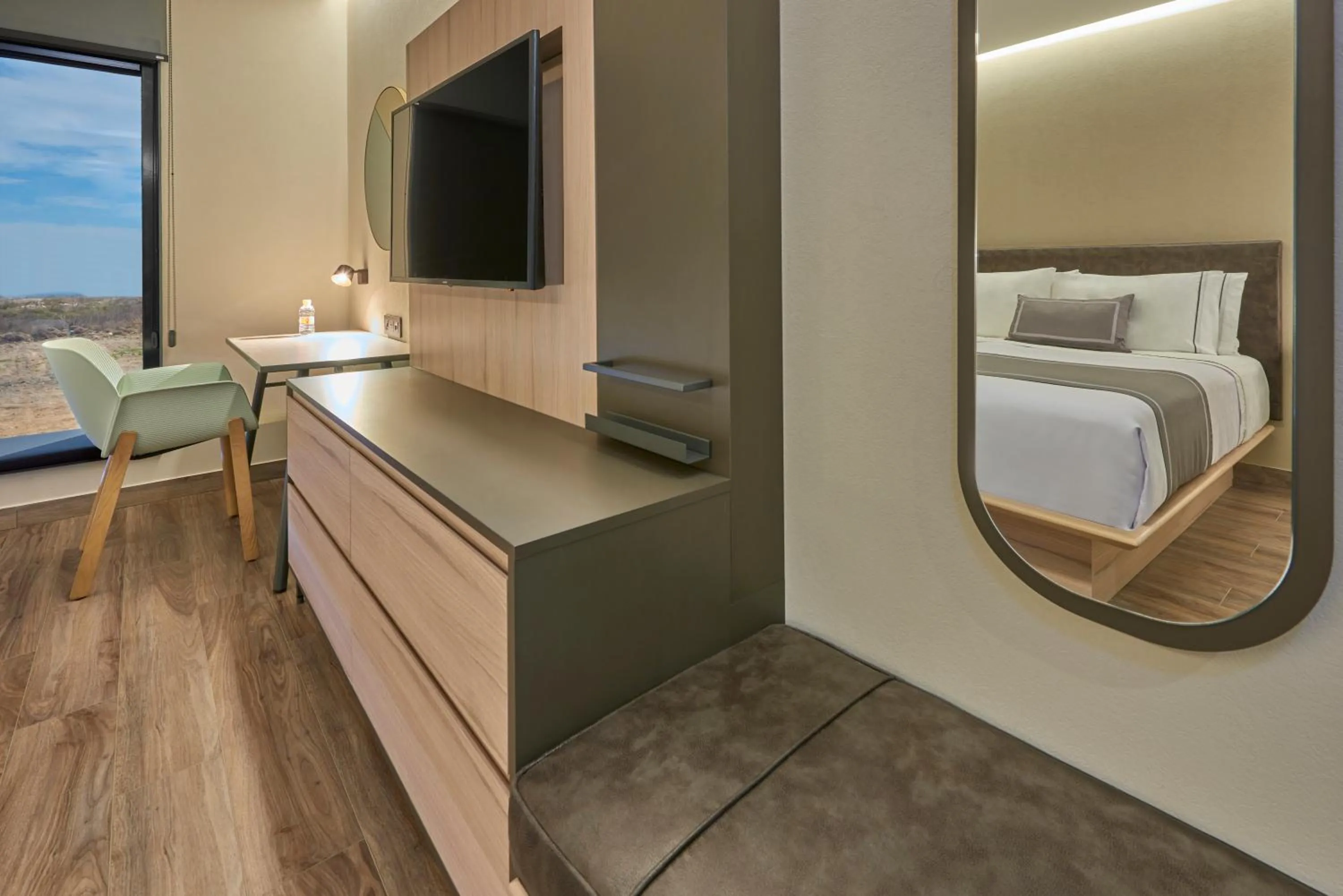 Bedroom, Bed in City Express Plus by Marriott Mazatlan