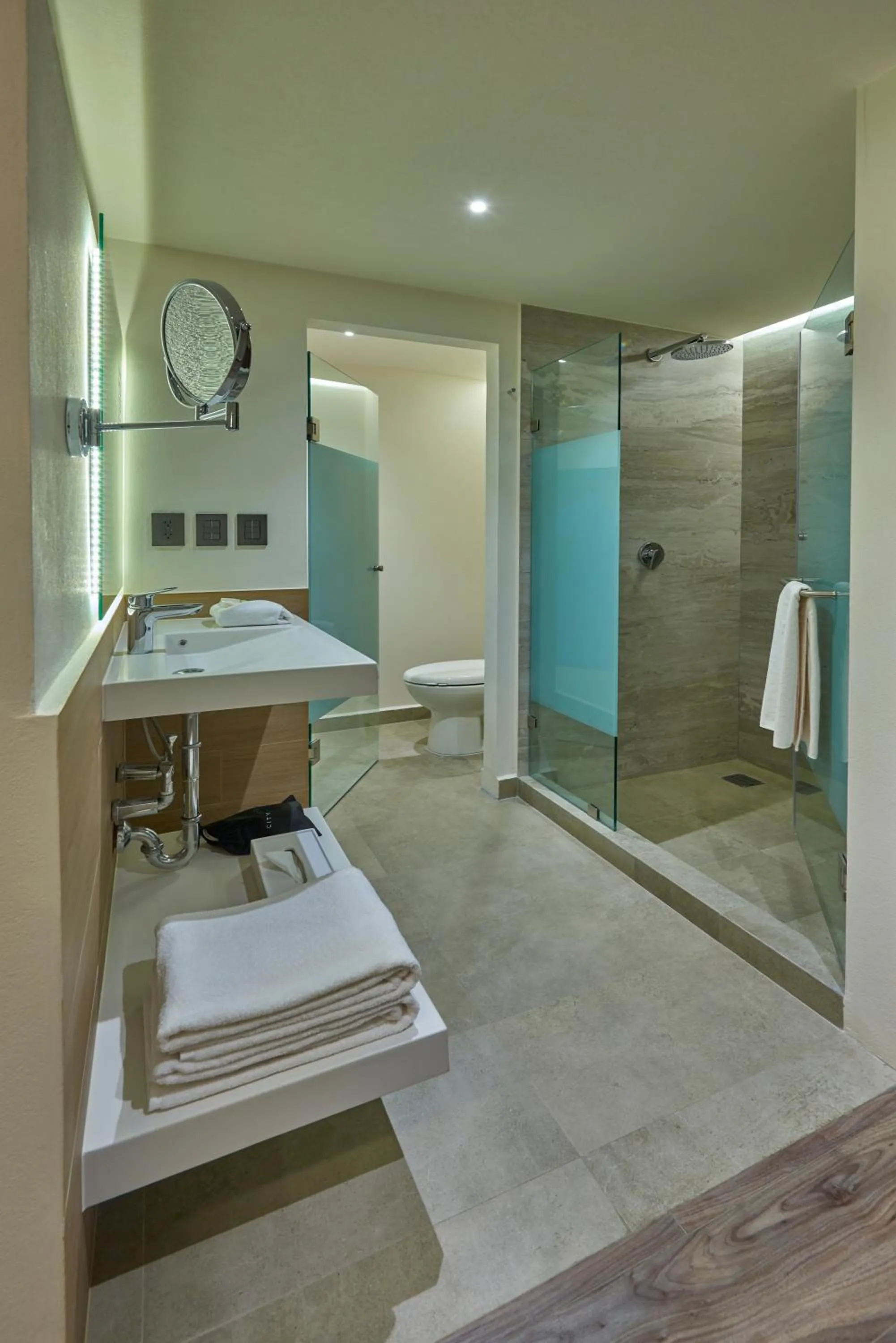 Toilet in City Express Plus by Marriott Mazatlan