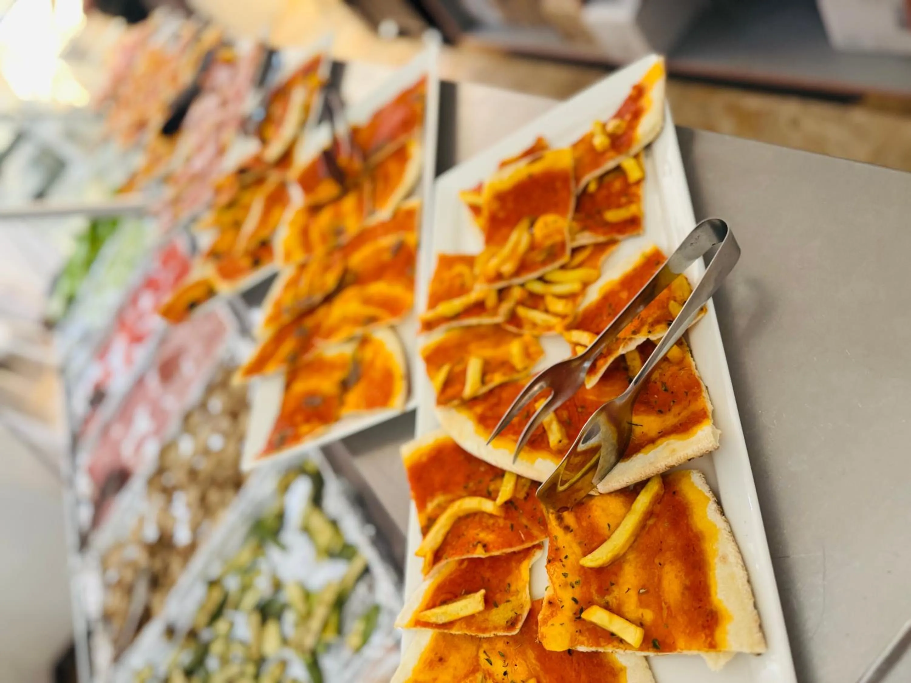 Food and drinks in hotel iris