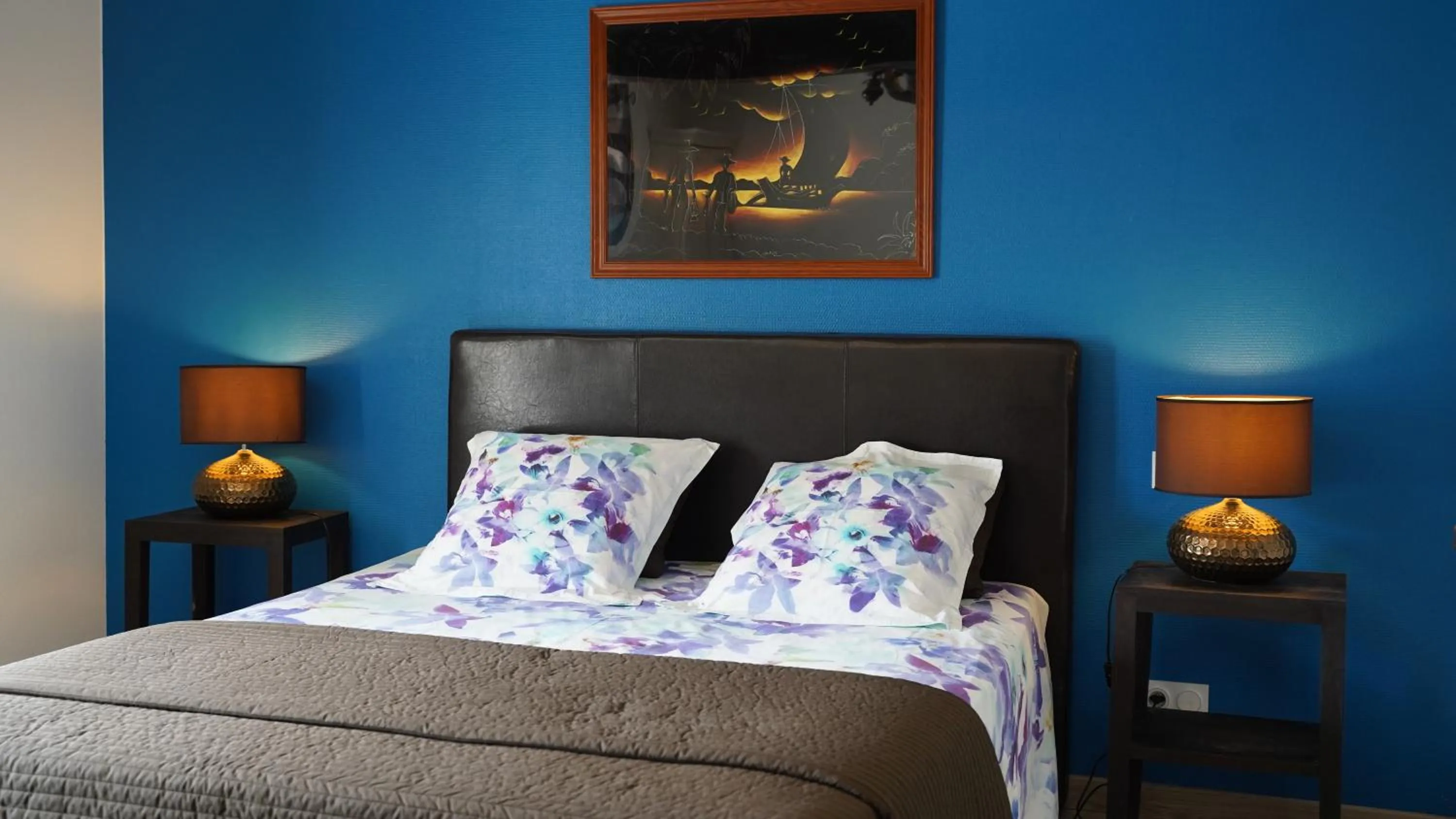 Bed in La Fontenelle Chambres d'Hôtes