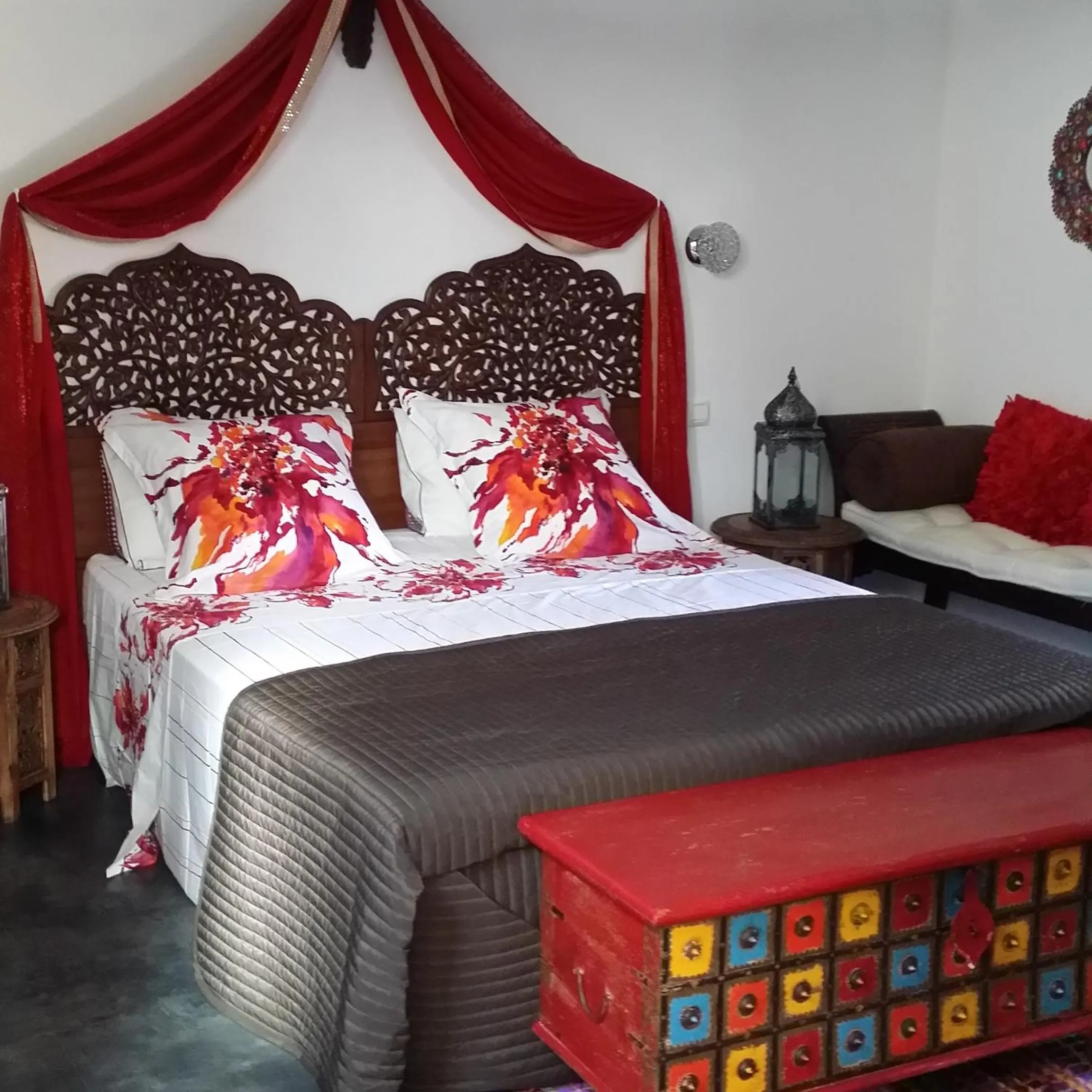 Bed in La Fontenelle Chambres d'Hôtes