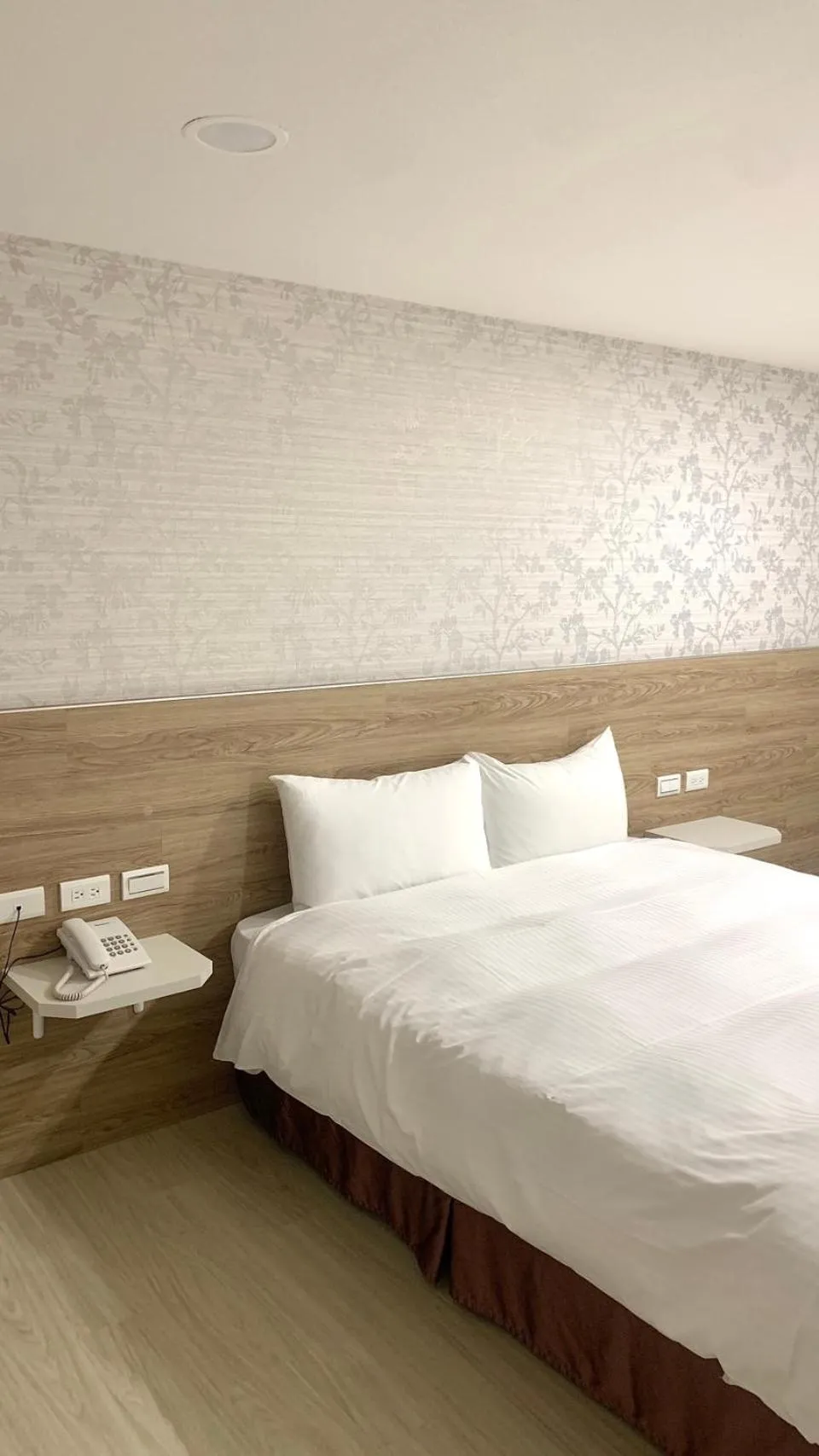 Bed in 嵐茵鐵道旅館