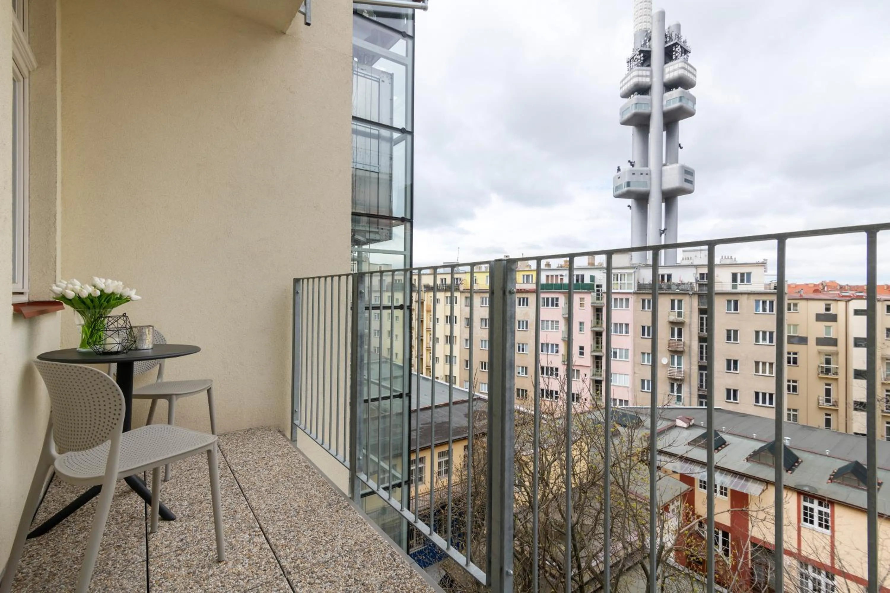 Balcony/Terrace in Prague Tales Boutique Residence by Dwellfort