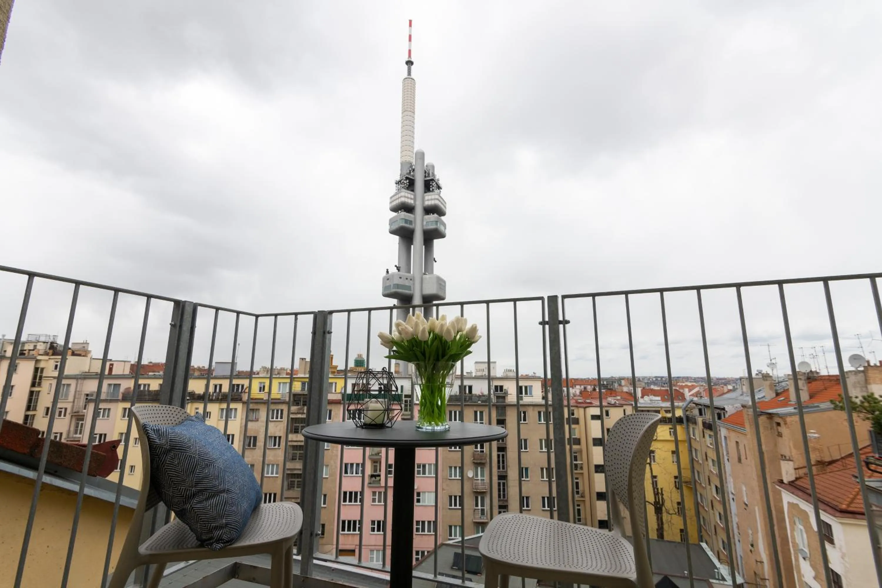 Balcony/Terrace in Prague Tales Boutique Residence by Dwellfort