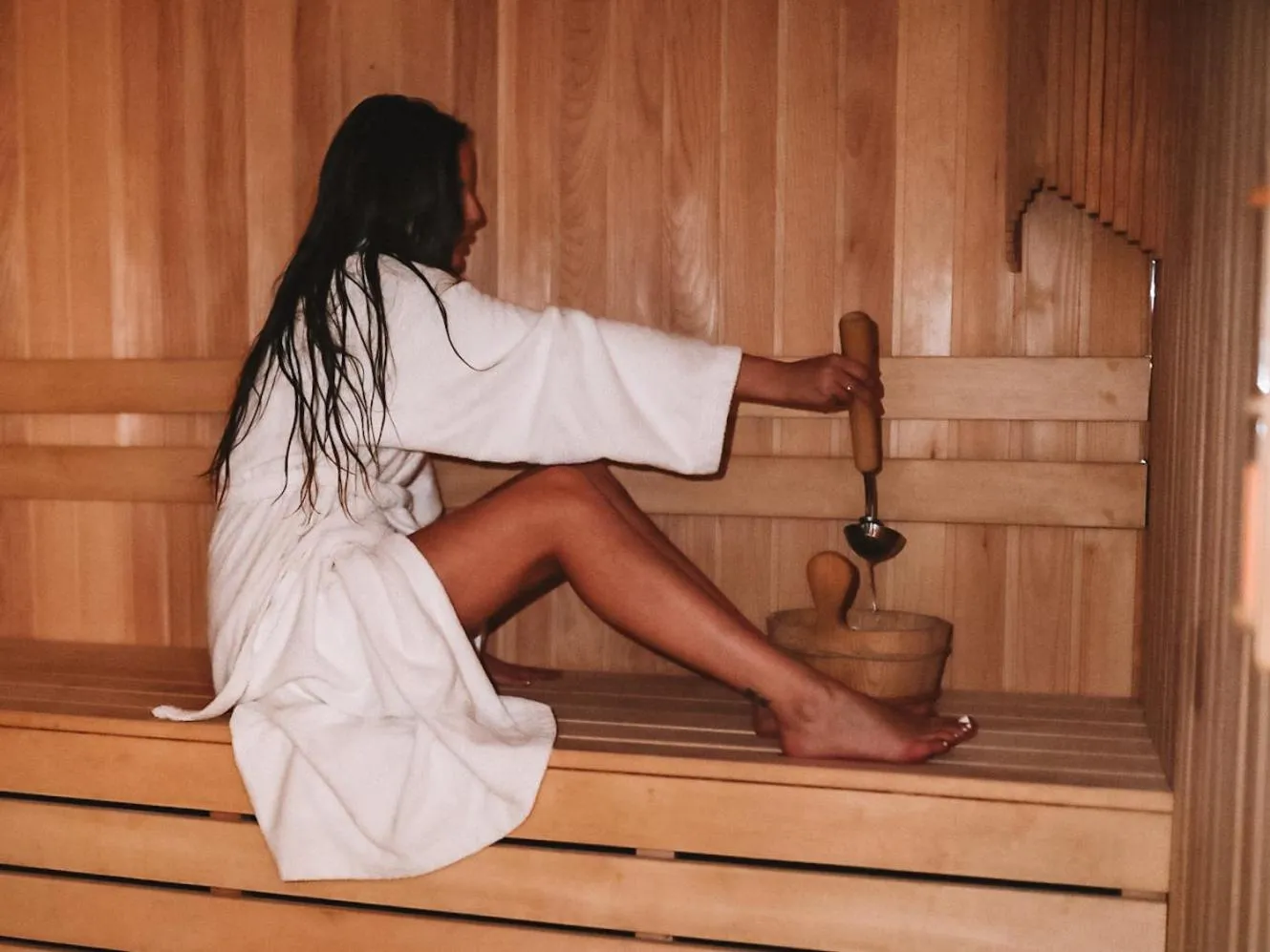 Sauna in Hotel Millennium by Aycon