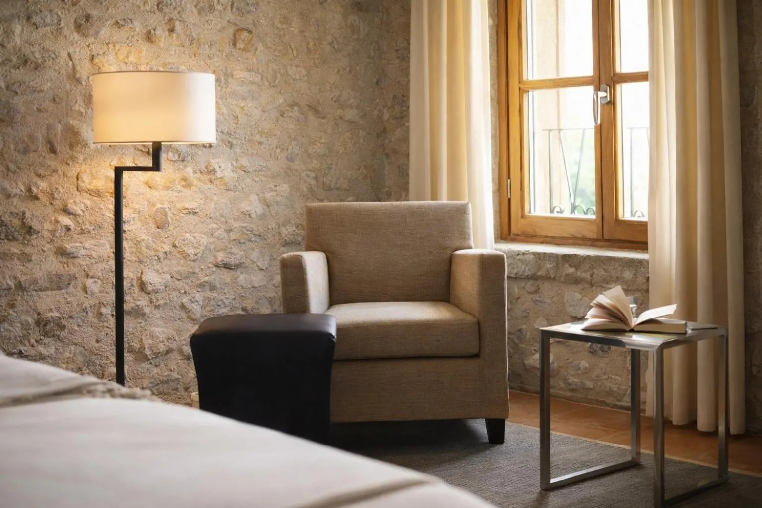 Bed in Villa Arcadio