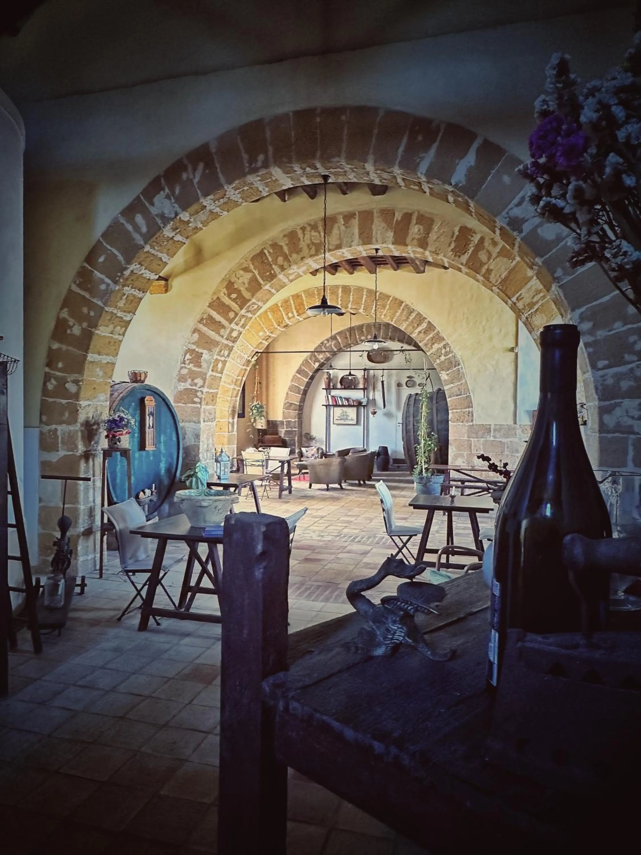 Lobby or reception in Baglio Spanò - Antiche Dimore di Sicilia