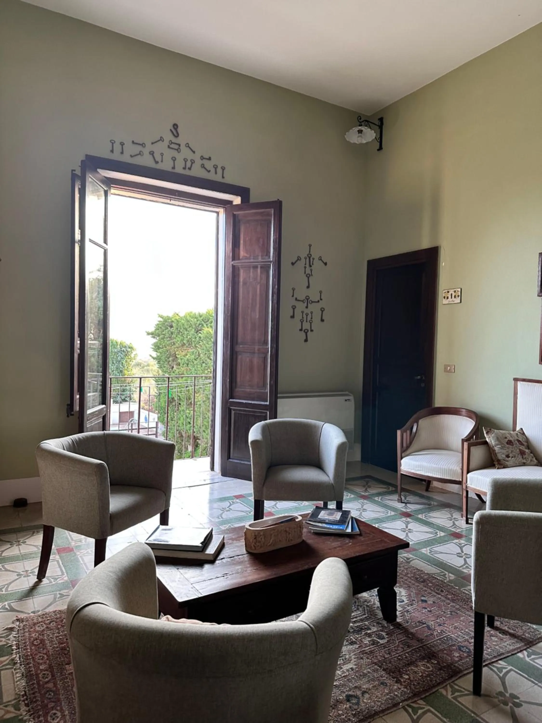 Living room in Baglio Spanò - Antiche Dimore di Sicilia