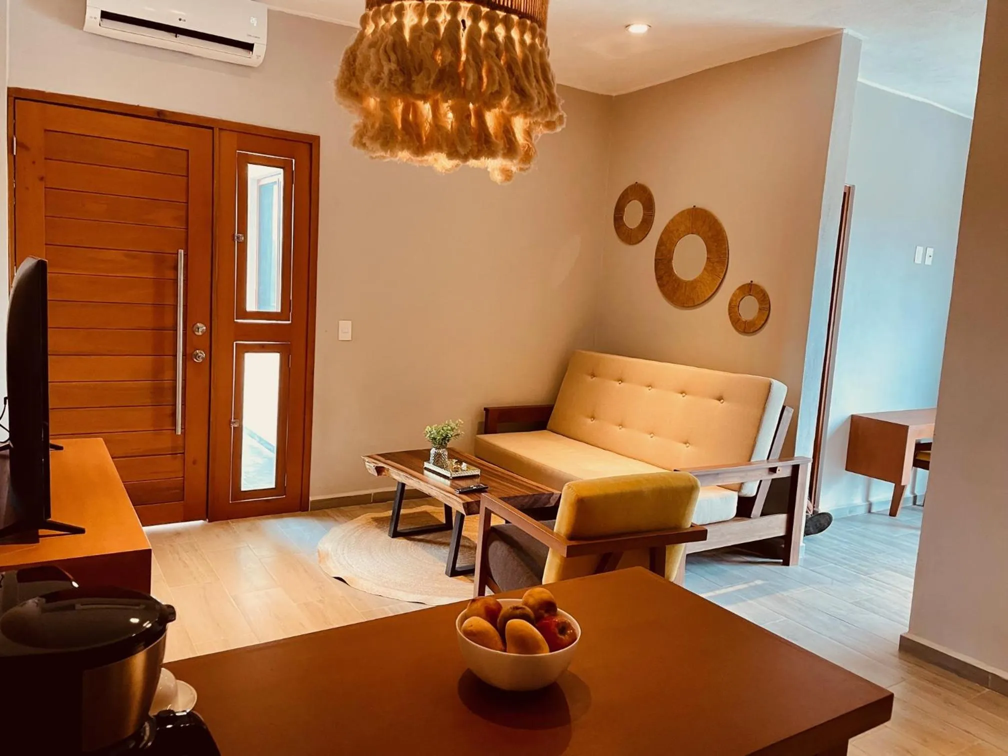 Living room in Hotel Manglar Suites