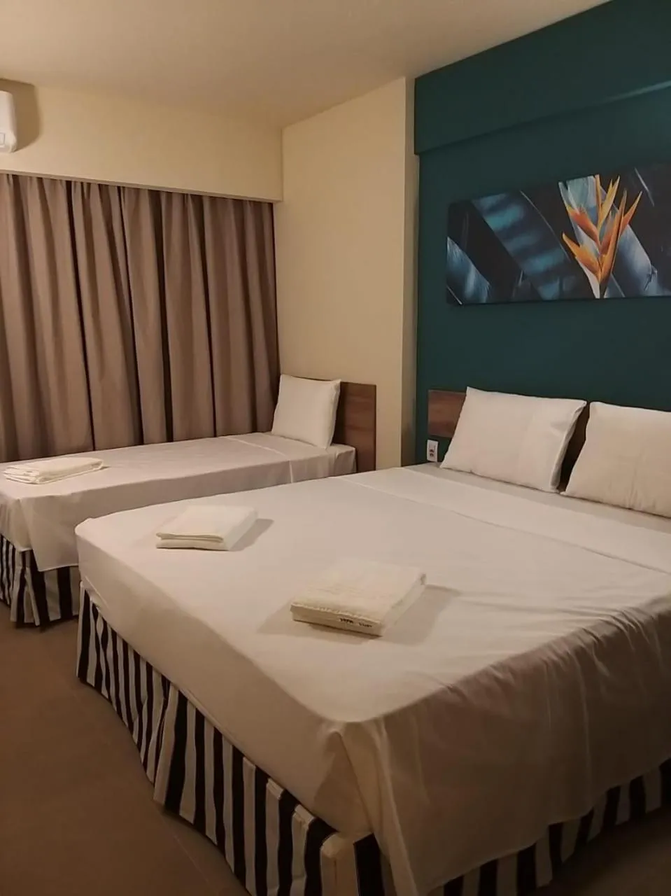 Bed in APARTAMENTO OLIMPIA SOLAR DAS AGUAS