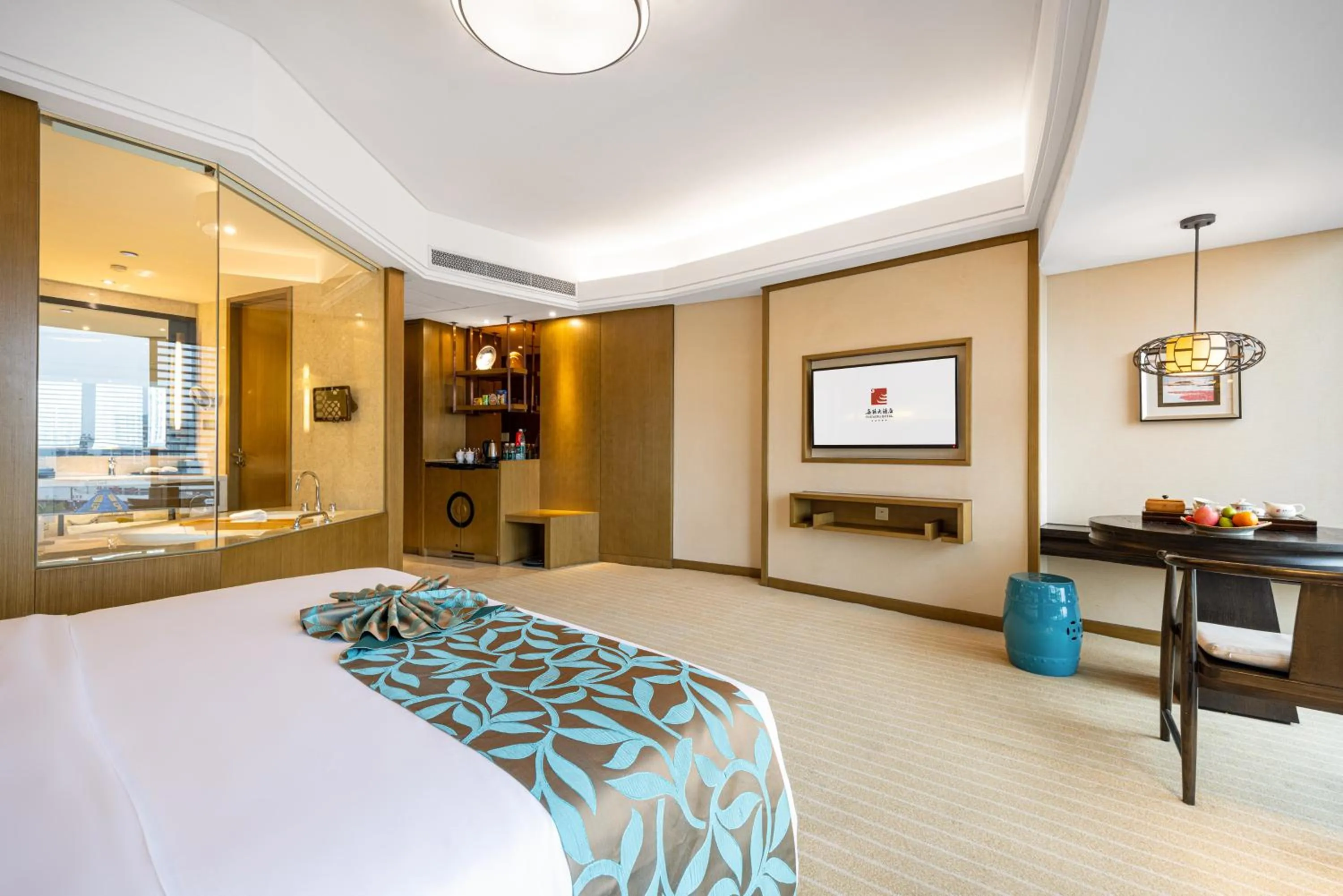 Bed in Yue Yang Hotel