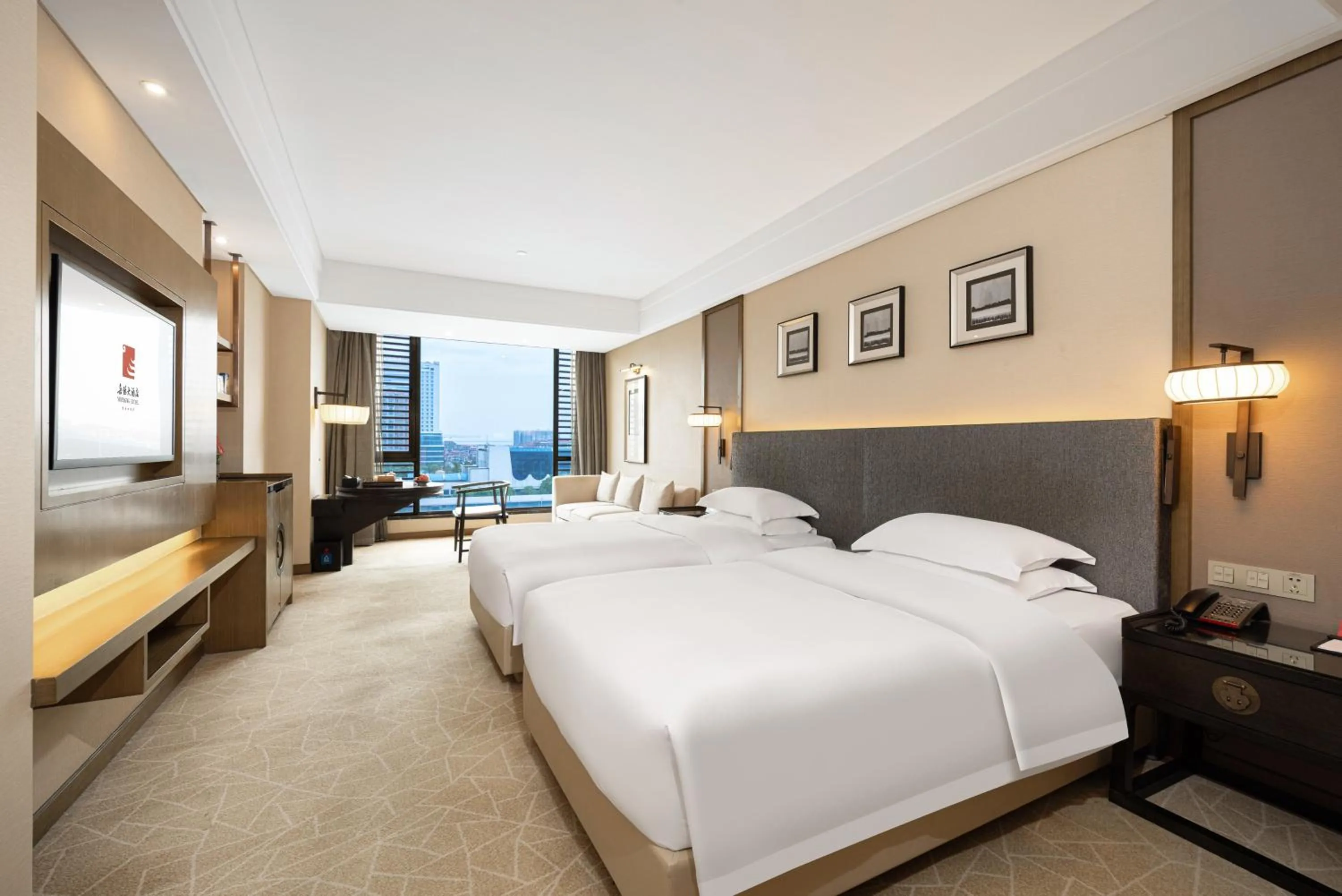 Bed in Yue Yang Hotel