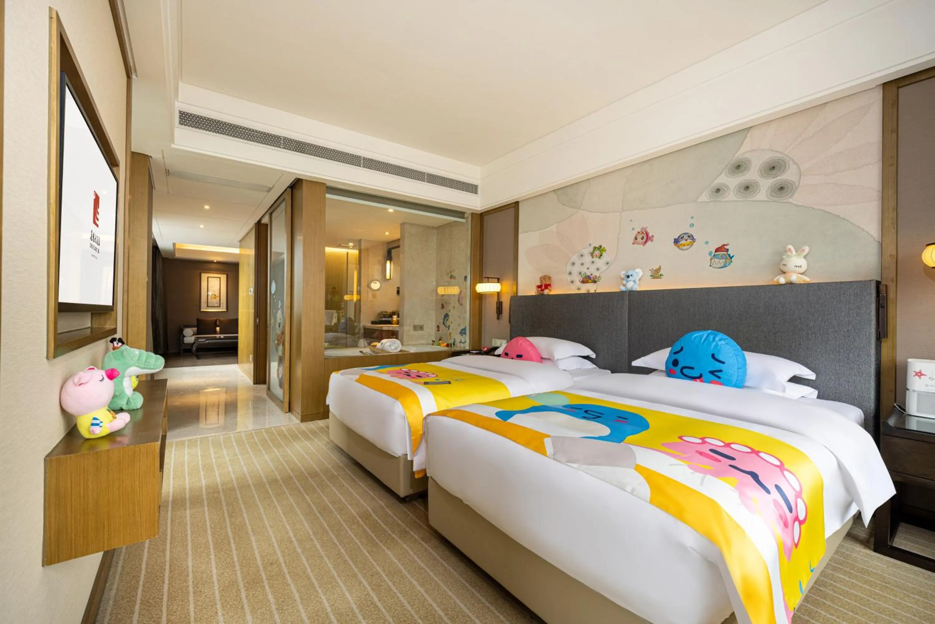 Bed in Yue Yang Hotel