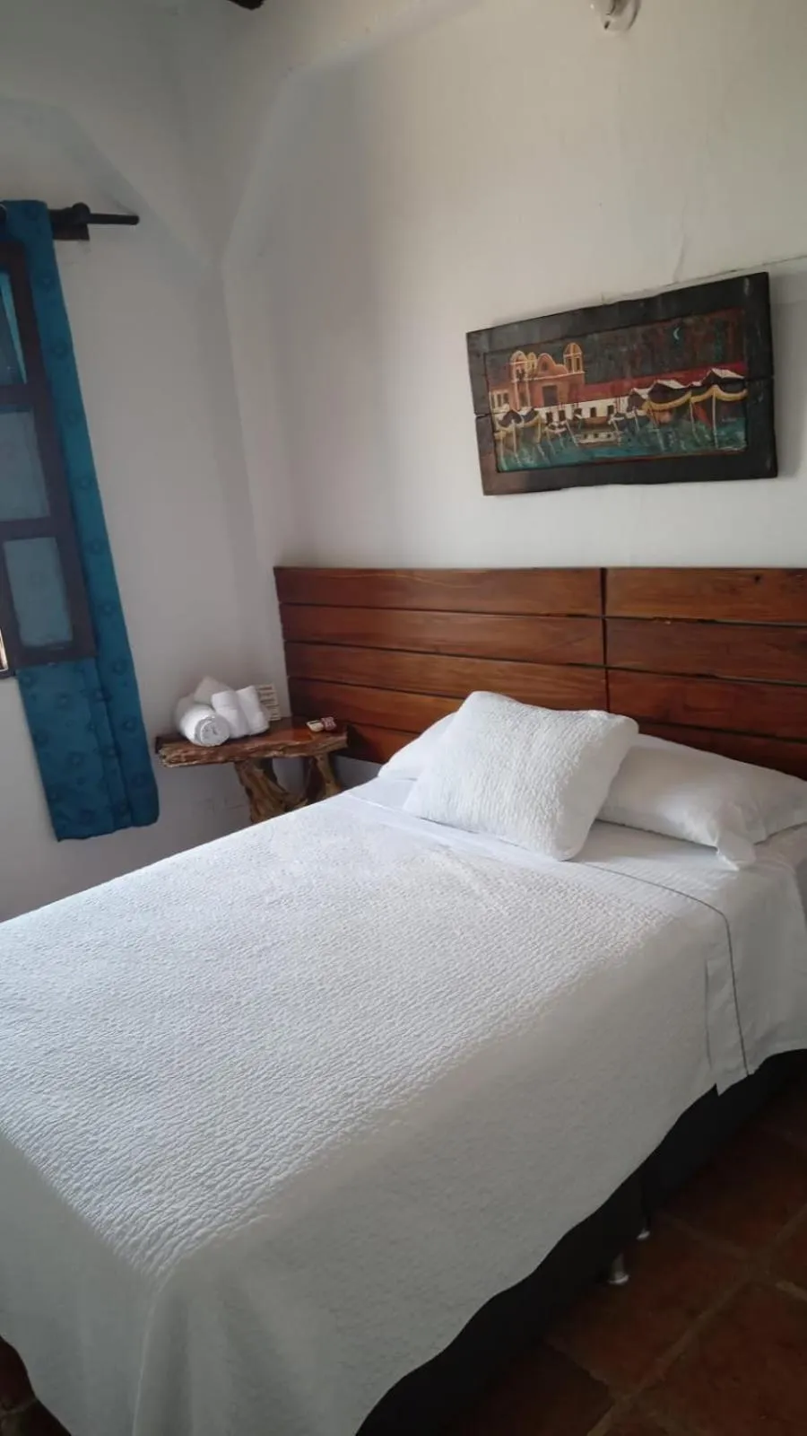 Bed in Hotel Terraza San Antonio