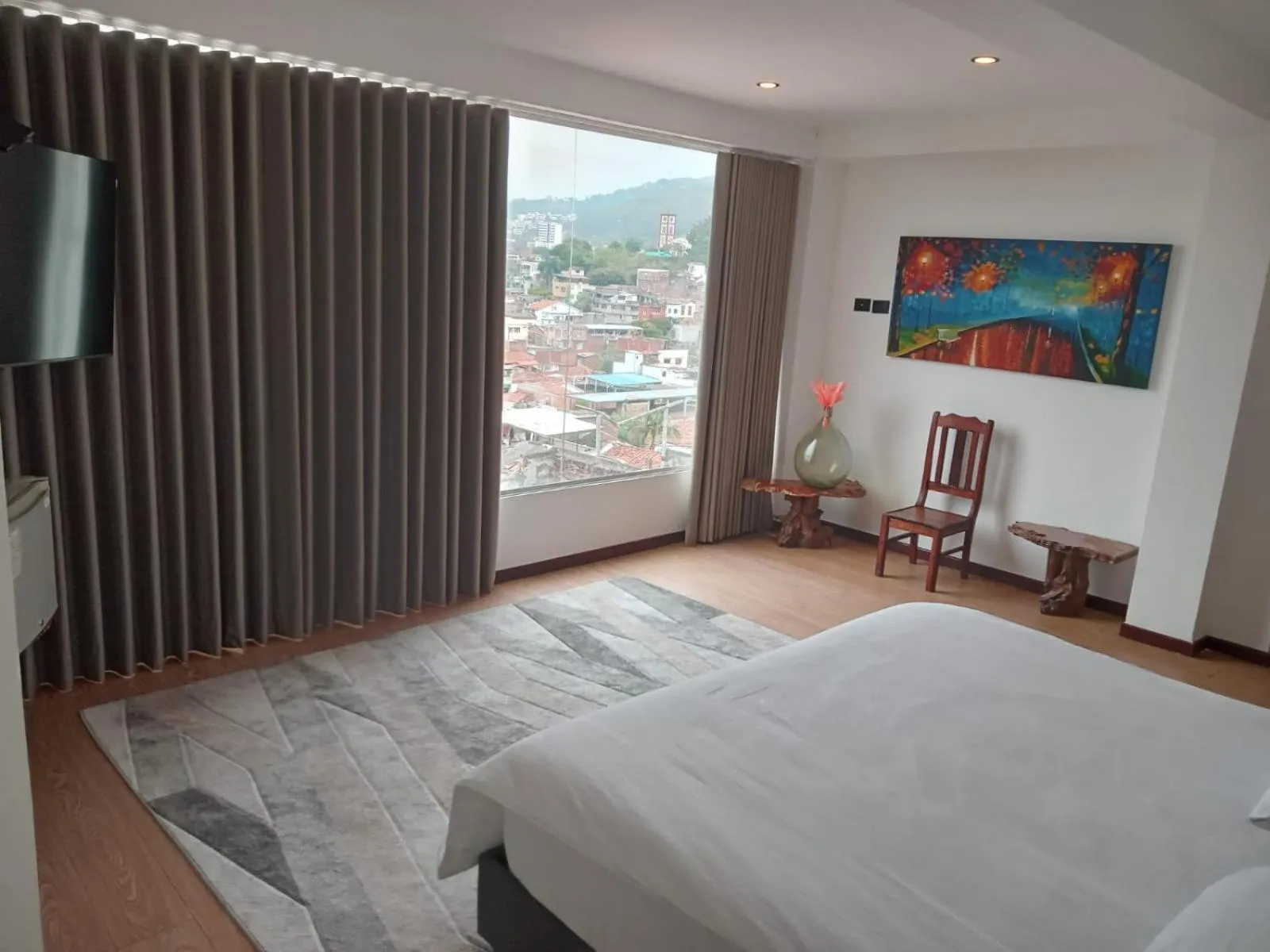 Bed in Hotel Terraza San Antonio