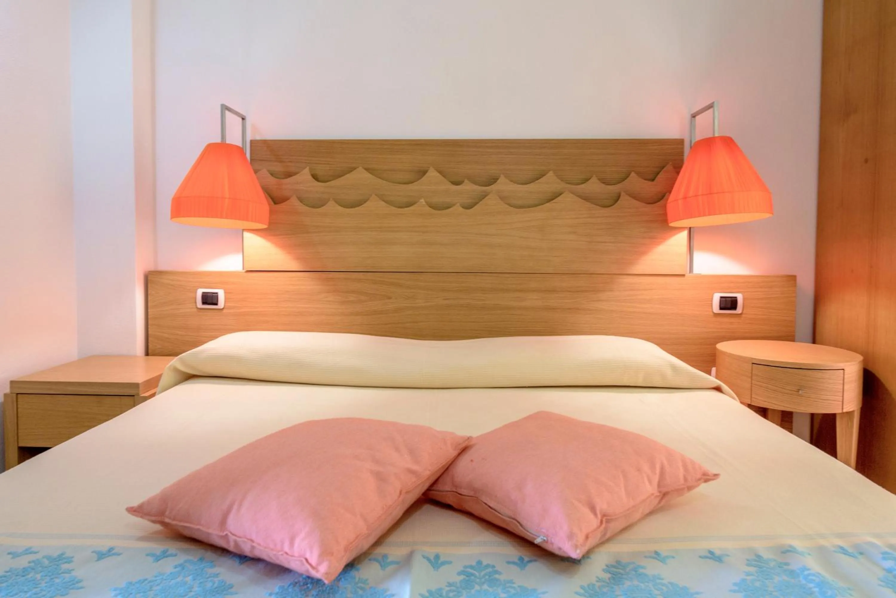 Bed in Hotel Garden Beach