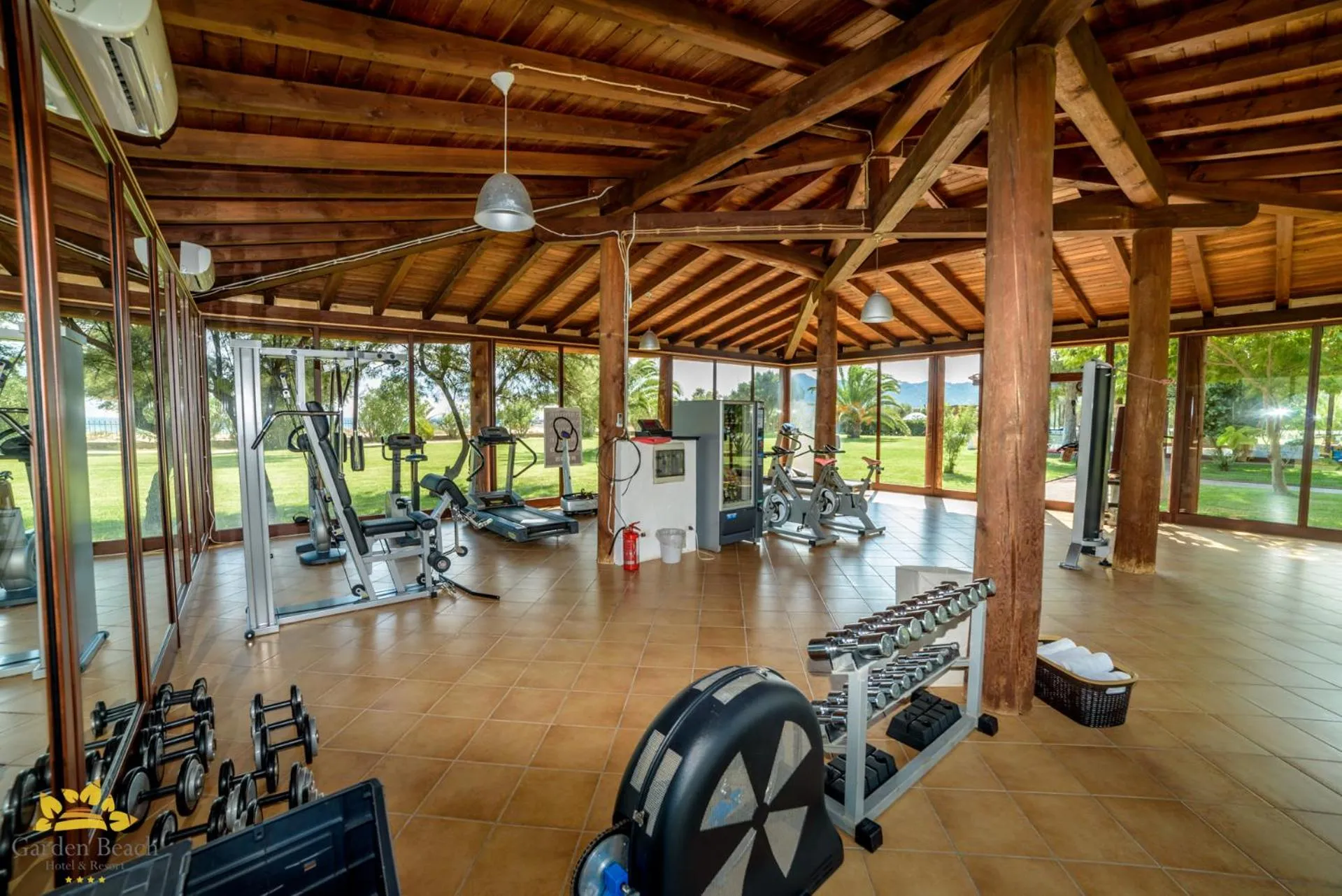 Fitness centre/facilities in Hotel Garden Beach
