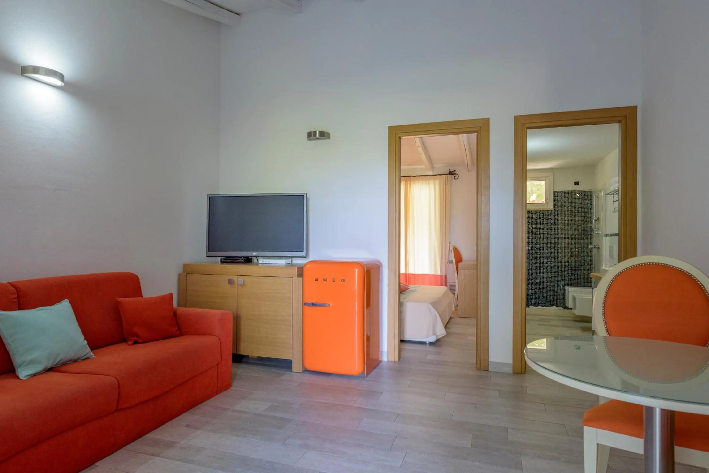 Living room in Hotel Garden Beach