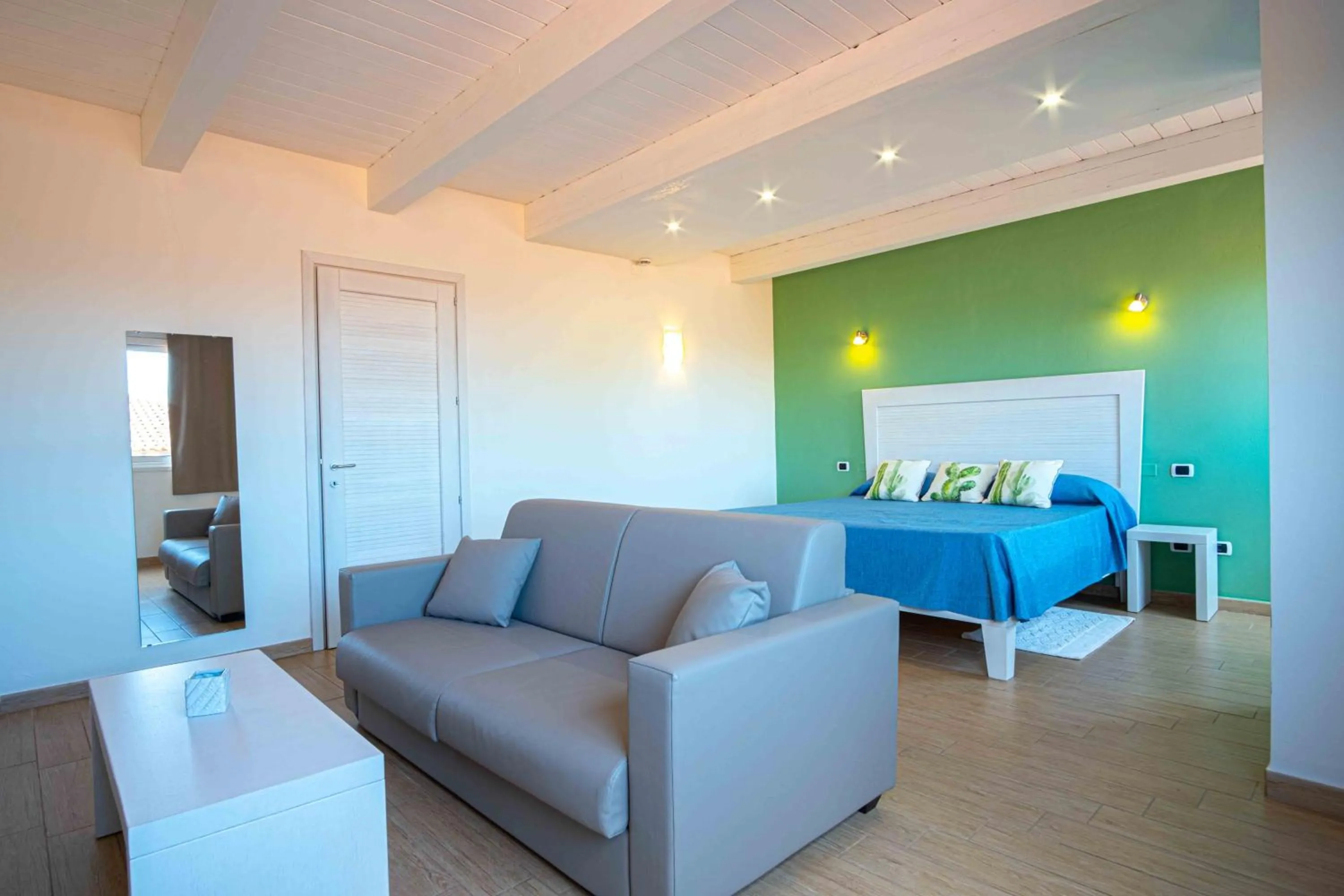 Bed in Hotel Garden Beach