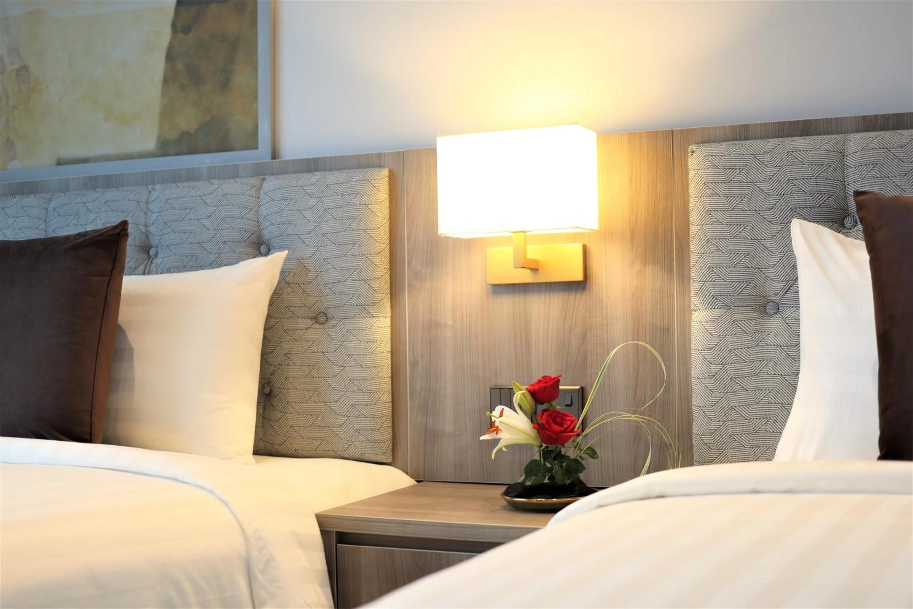 Bed in KSL ESPLANADE HOTEL with HOT SPRING